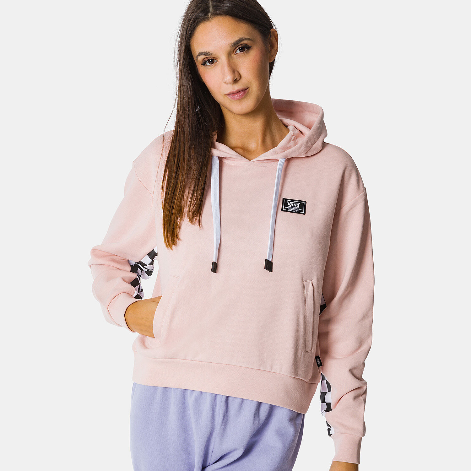 Vans Boom Boom Check It Sweatshirt pink AW LAB