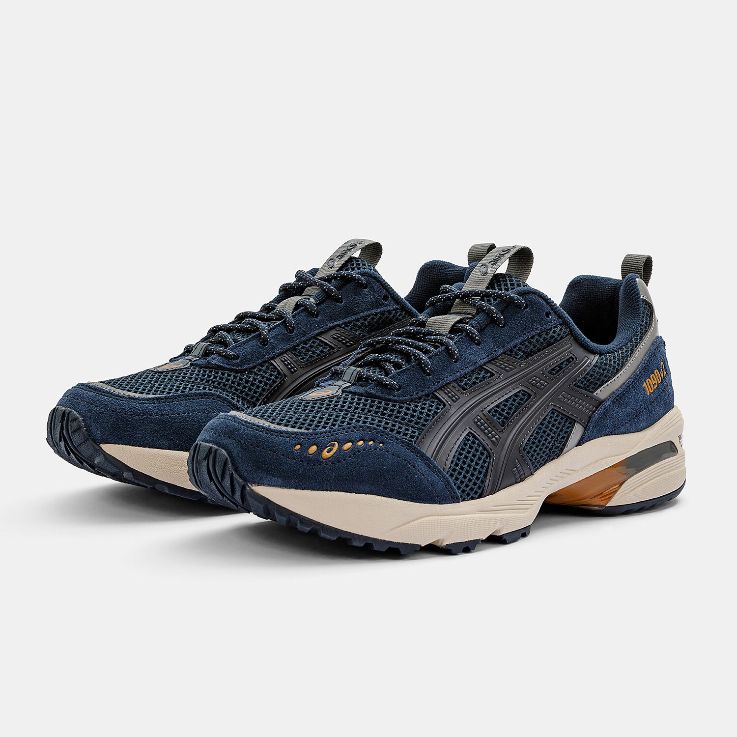 Asics GEL 1090 V2 dark blue black and orange AW LAB