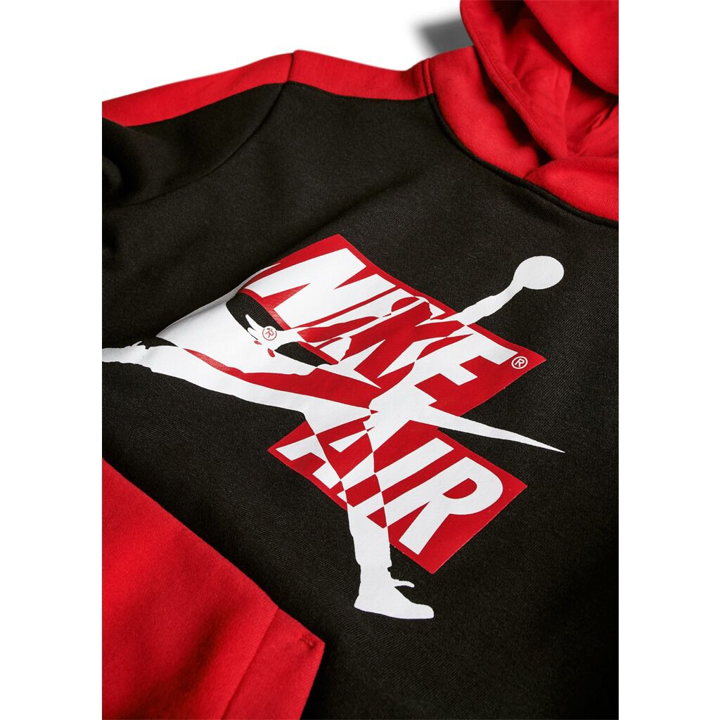 FELPA JORDAN JUMPMAN CLASSICS III black and red AW LAB
