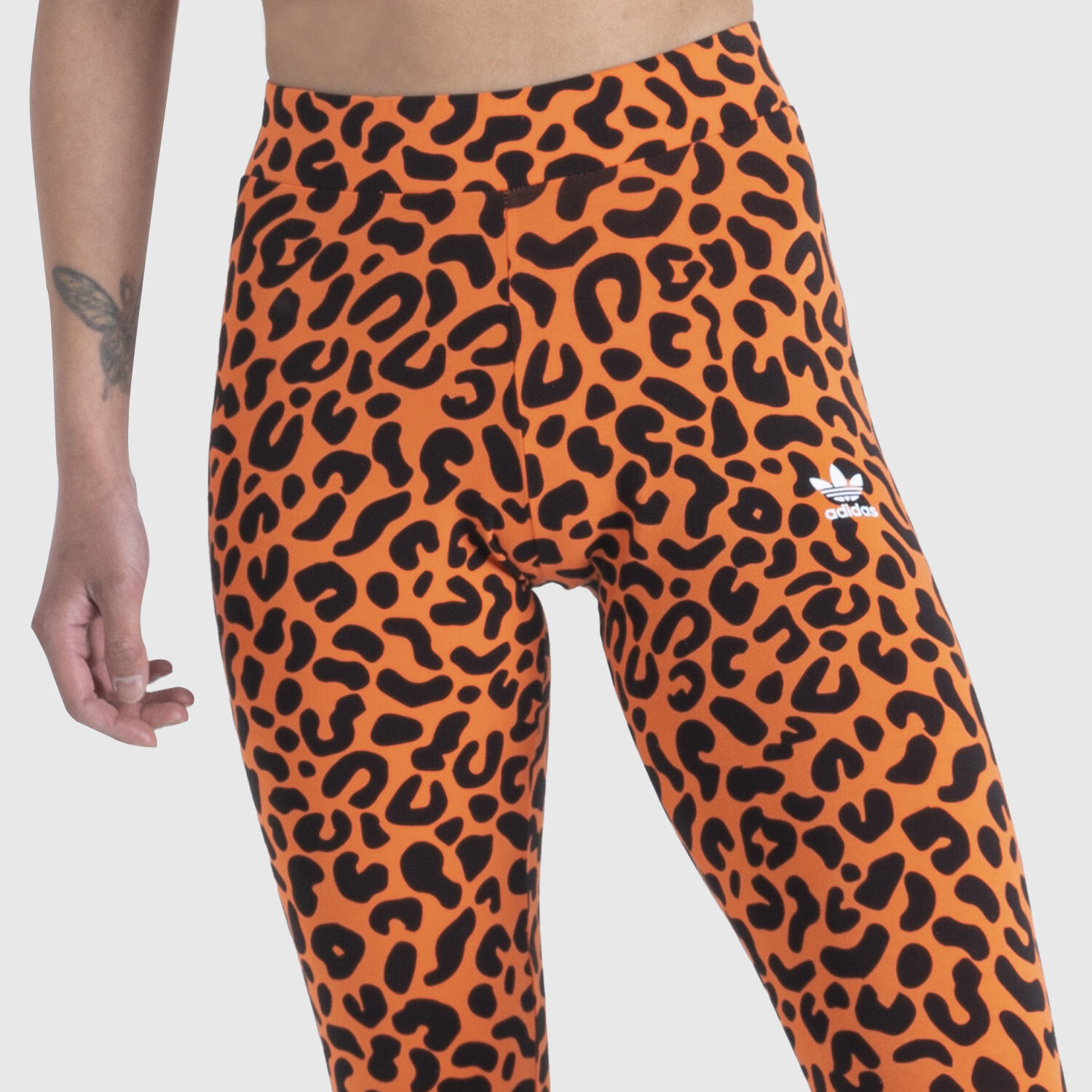 Adidas leggings orange hot sale