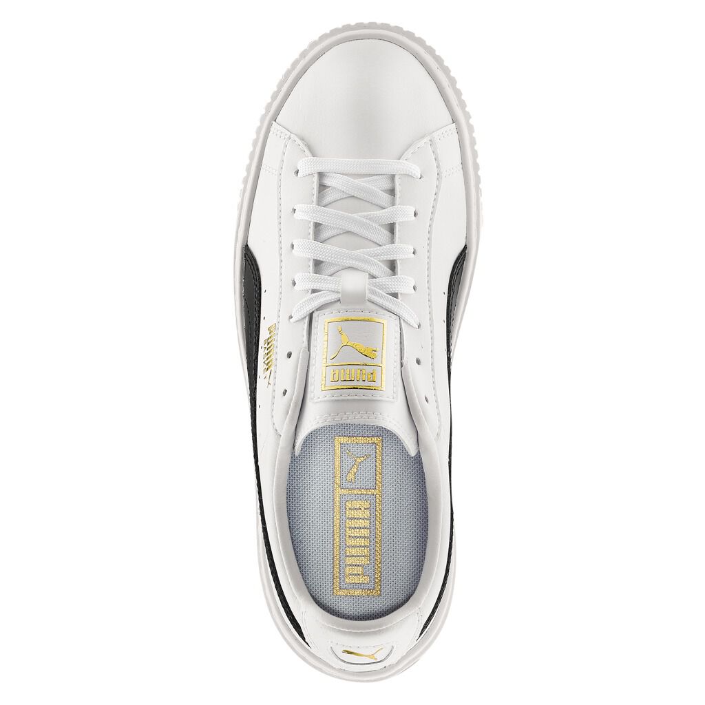 Puma platform cheap nere e bianche