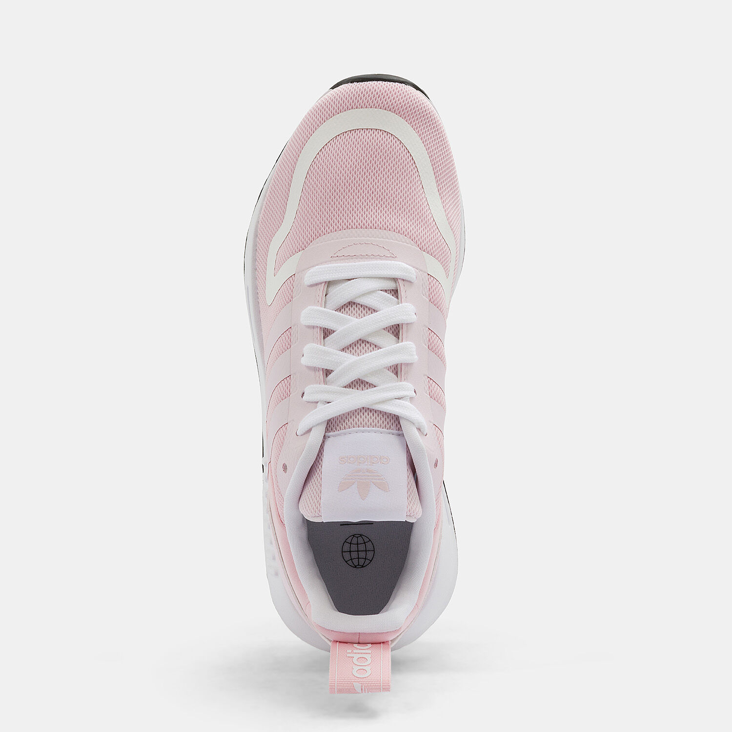 Adidas originals white a-r trainer in pink suede sale
