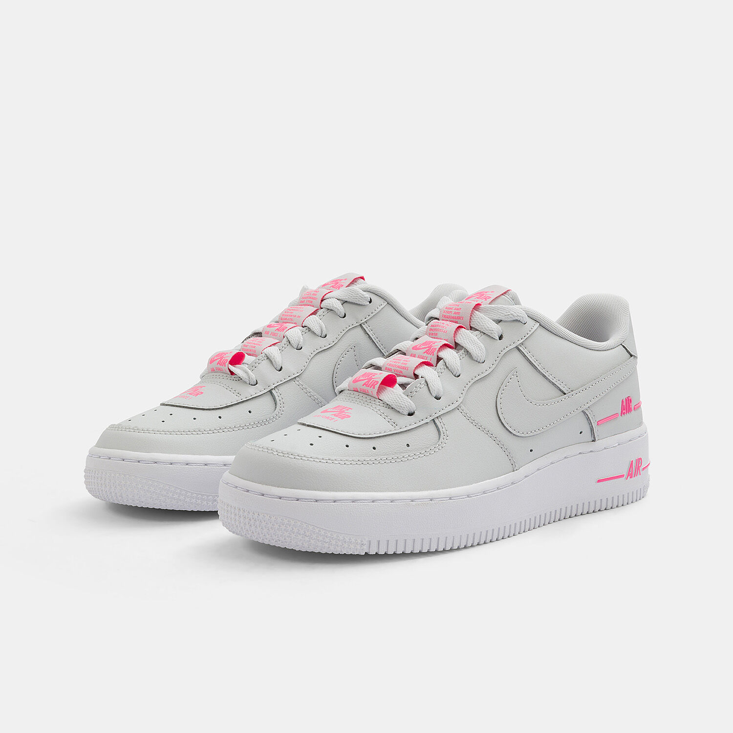 Nike Air Force 1 LV8 3 pink grey and white AW LAB