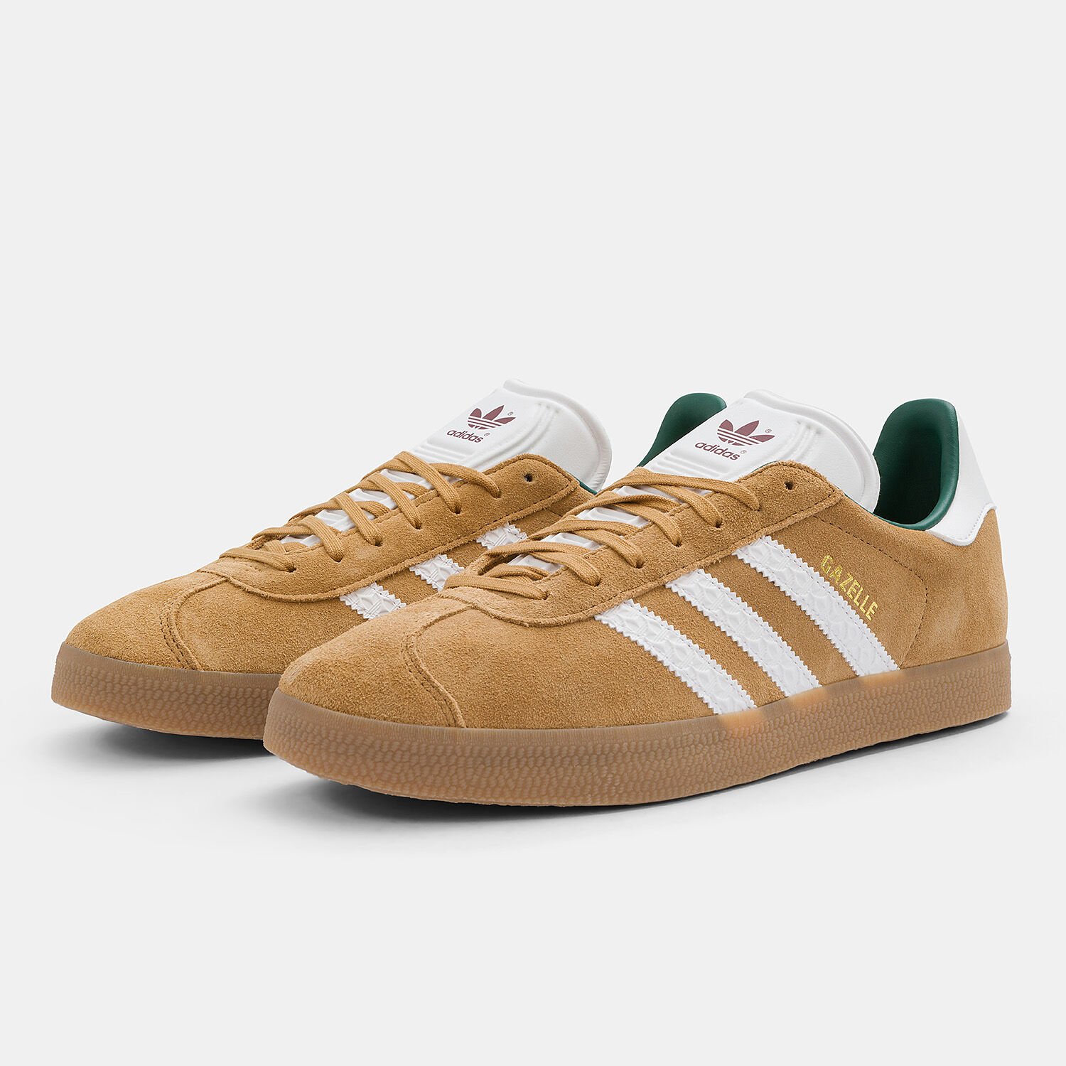 adidas Gazelle brown white and green AW LAB