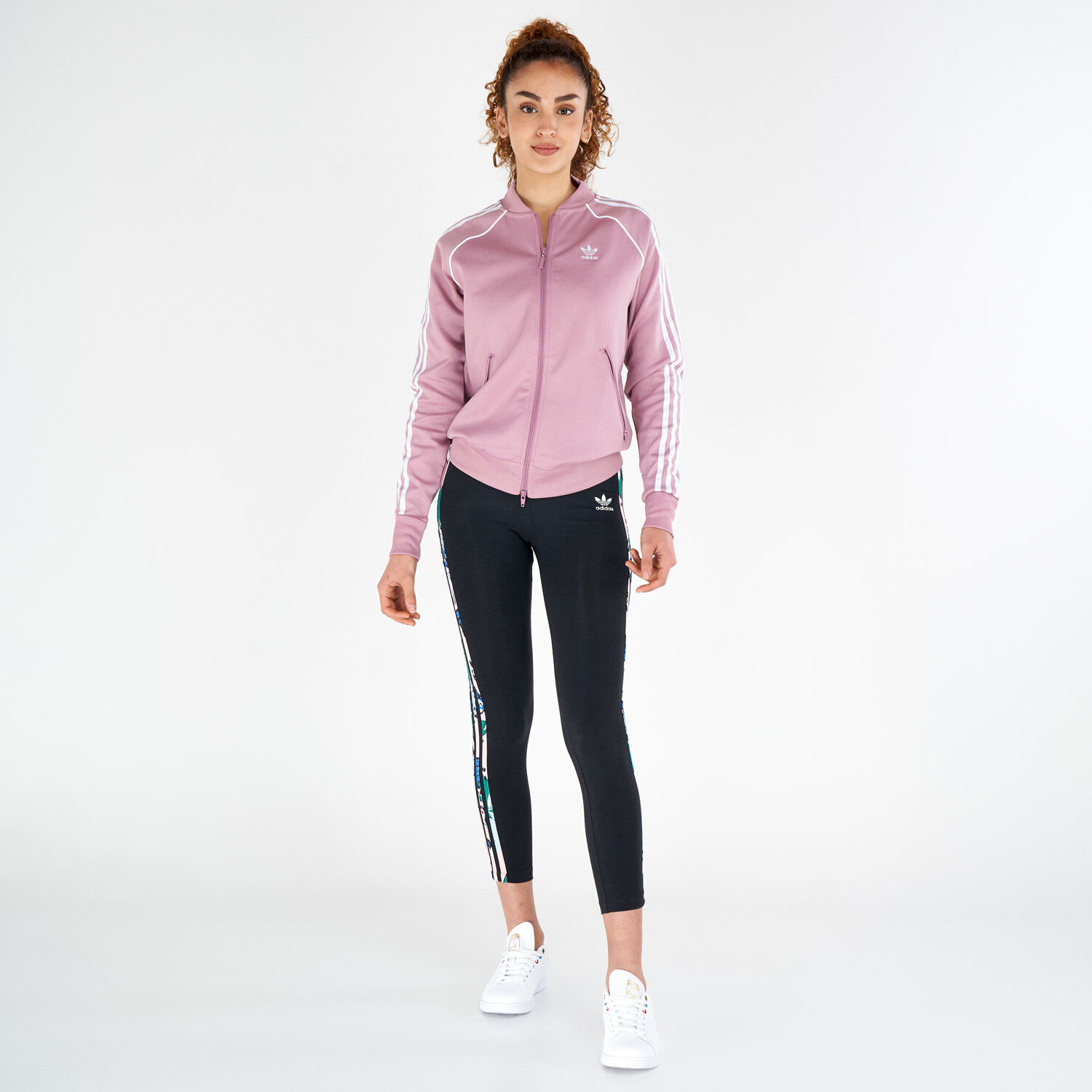 Sst track shop jacket pink