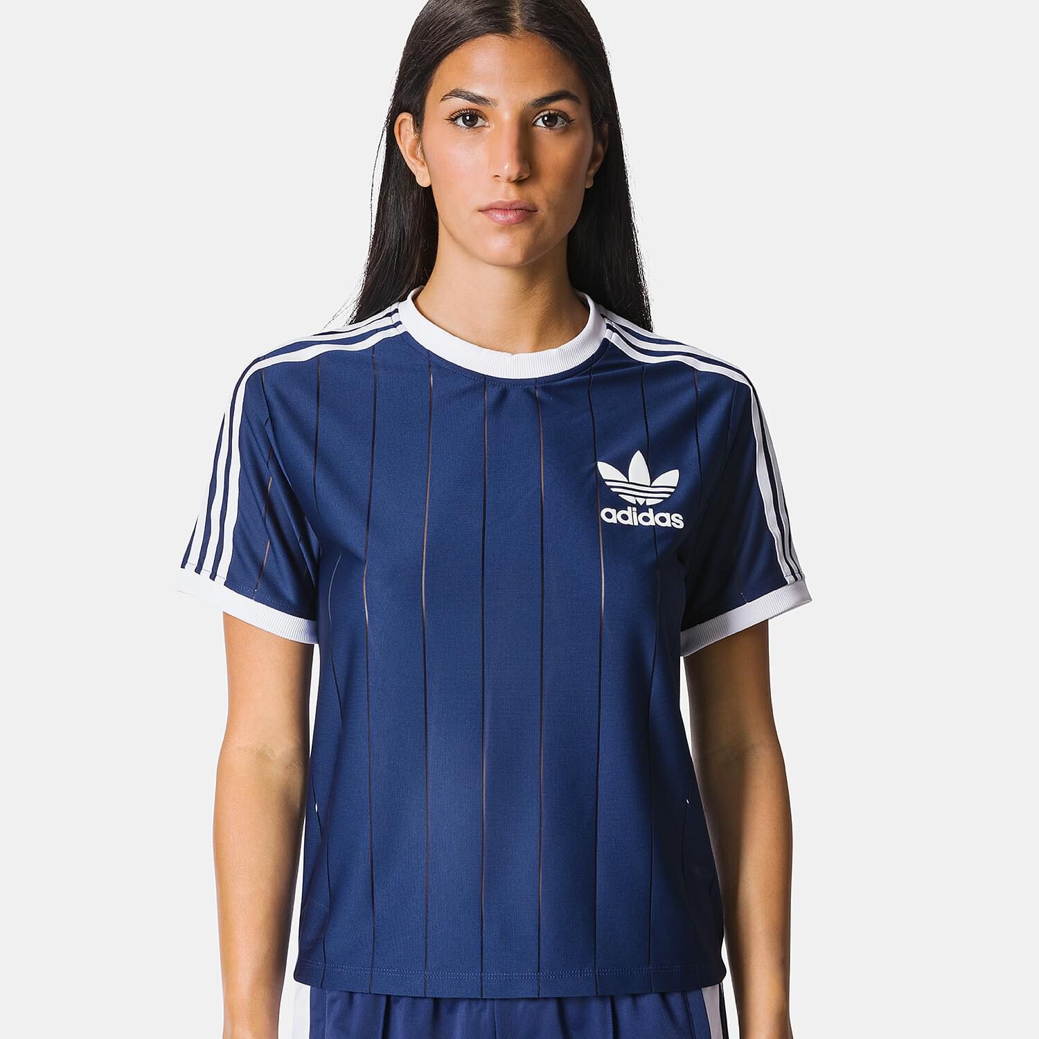 Adidas striped t shirt deals
