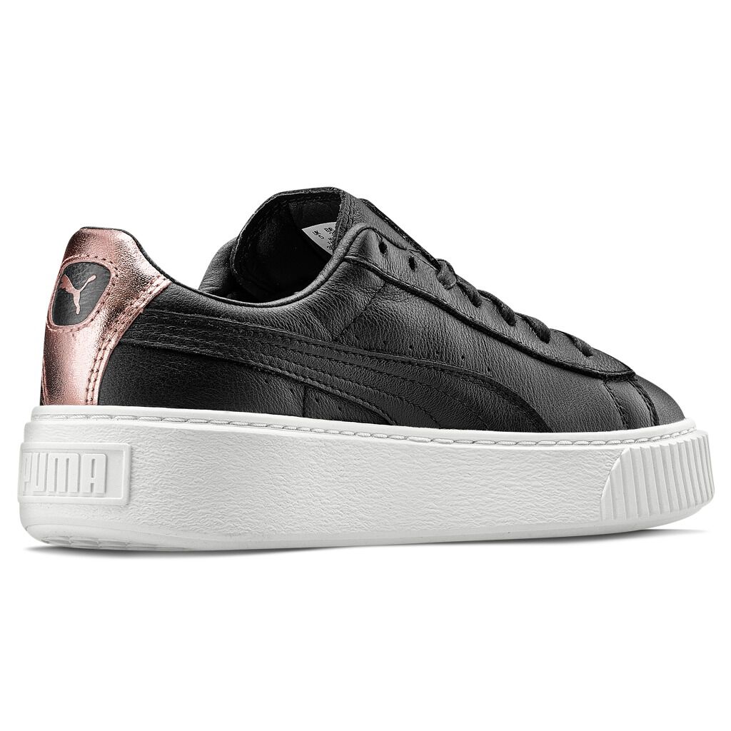 Puma basket platform uomo grigio discount