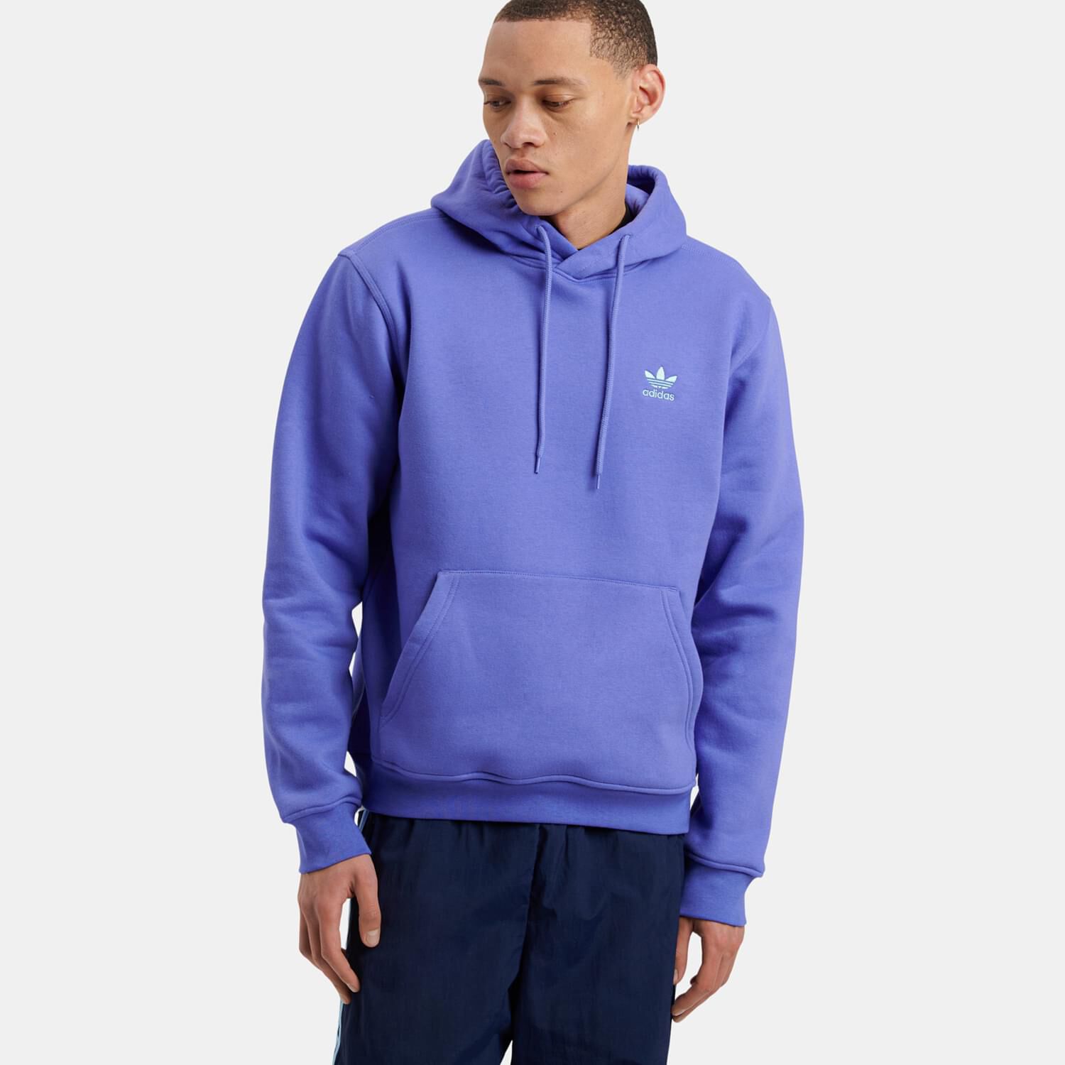 Adidas trefoil hooded sweatshirt online