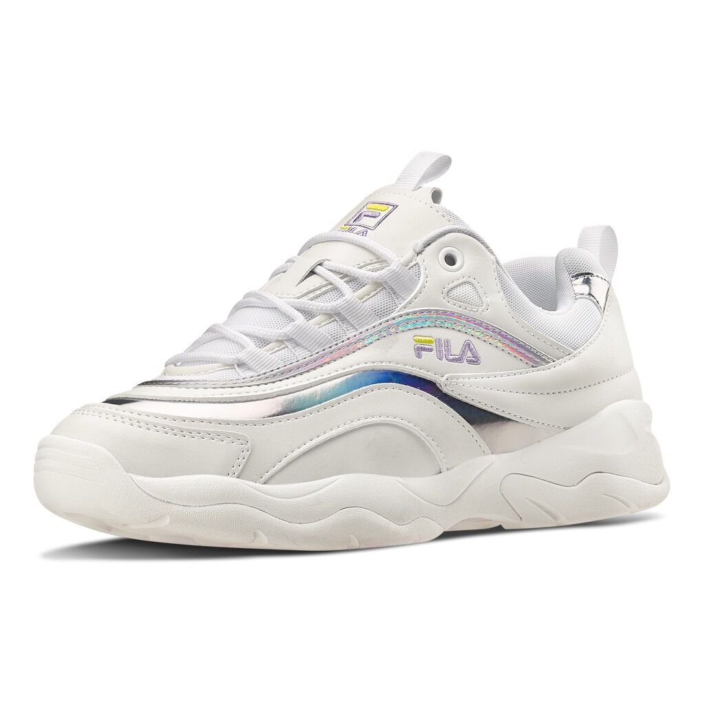 Fila Ray white and silver shoes AW LAB