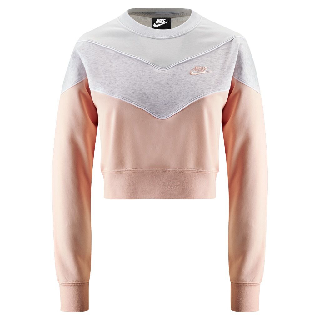 Nike sportswear women's heritage crew on sale sweatshirt