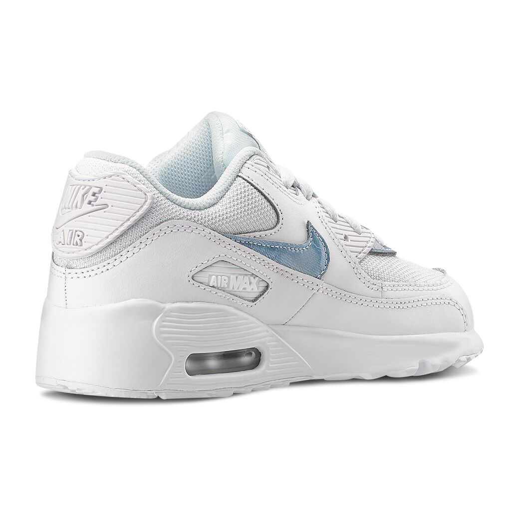 Nike Air Max 90 Mesh little kids white shoes AW LAB