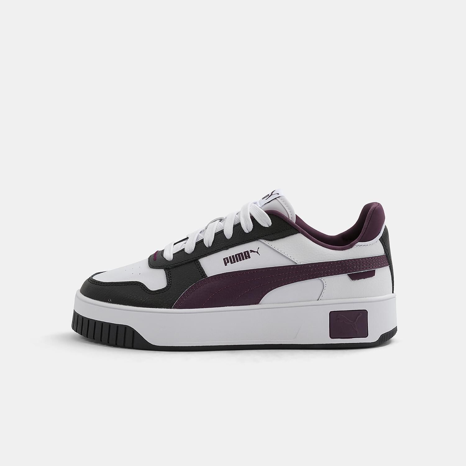 Puma Carina Street in white purple and black AW LAB