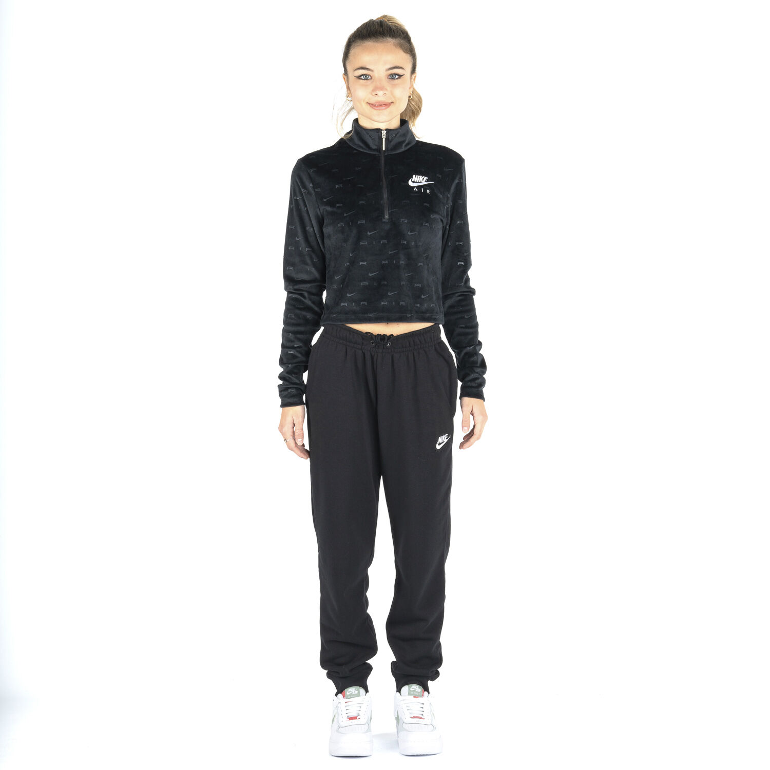 Nike velour womens tracksuit clearance
