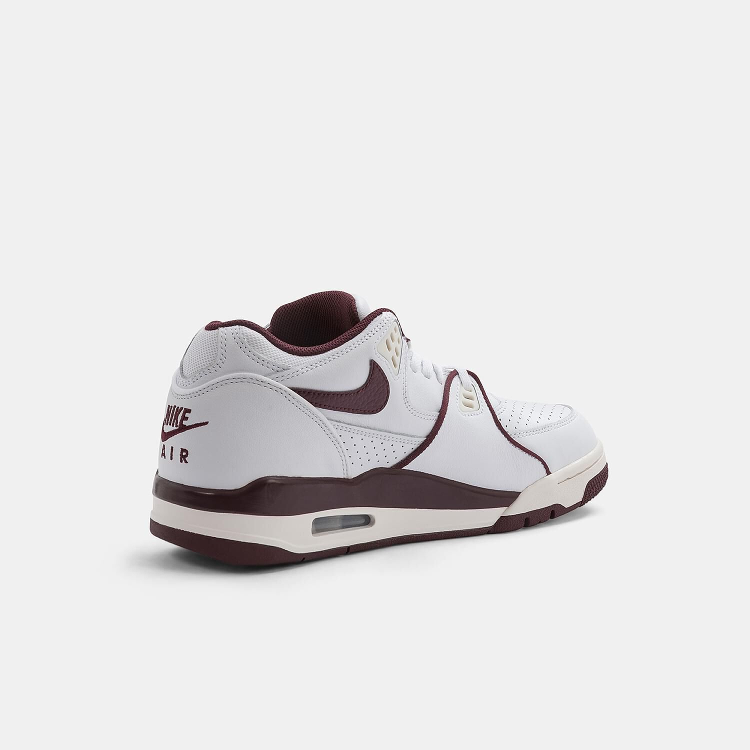 White and burgundy Nike Air Flight 89 AW LAB