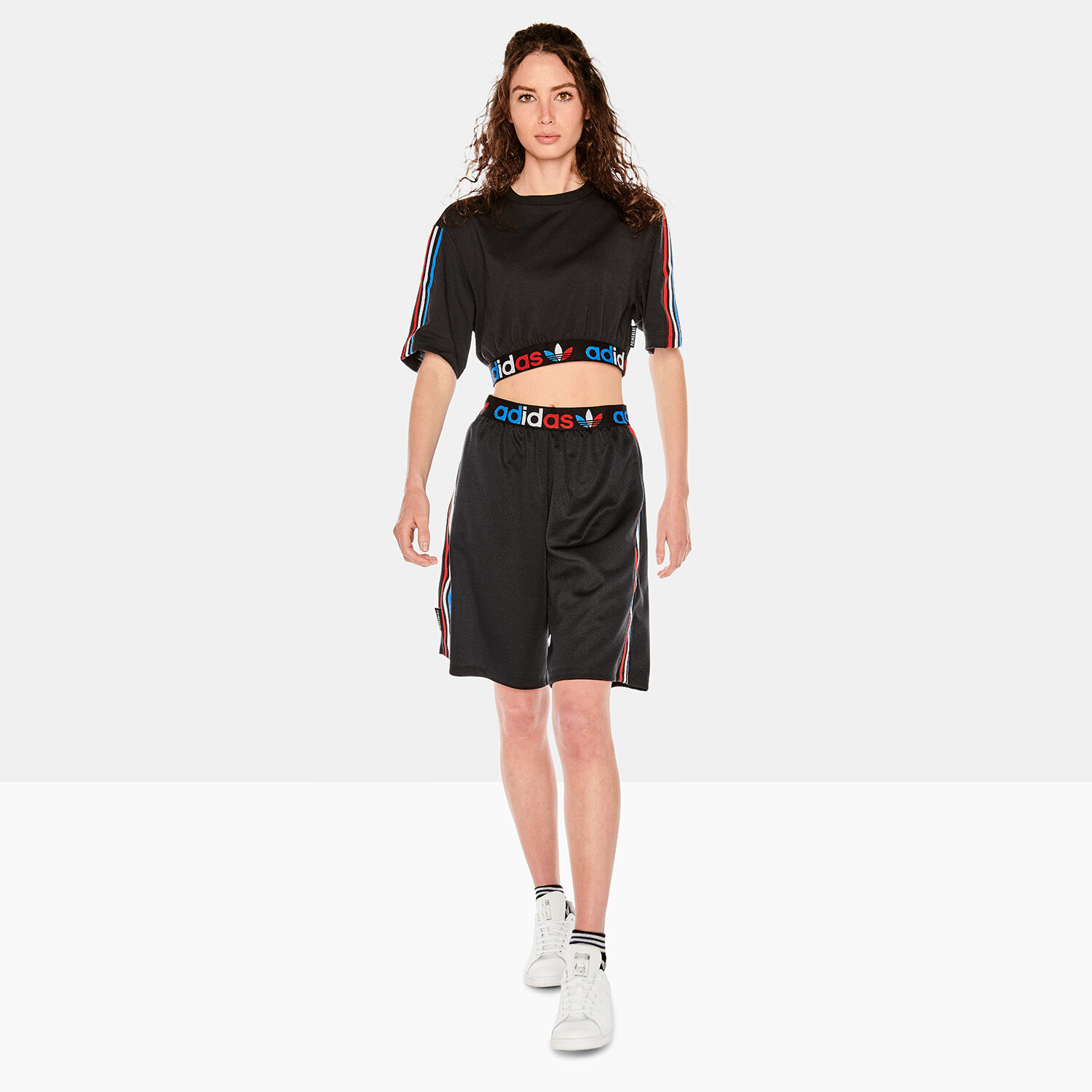Adidas originals by aw disjoin crop top deals