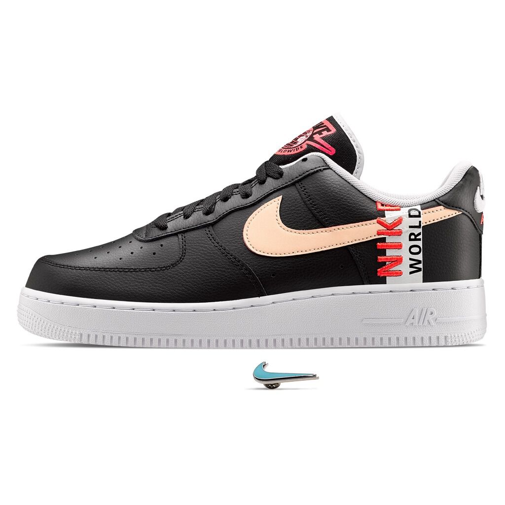 Nike air force nere e arancioni on sale