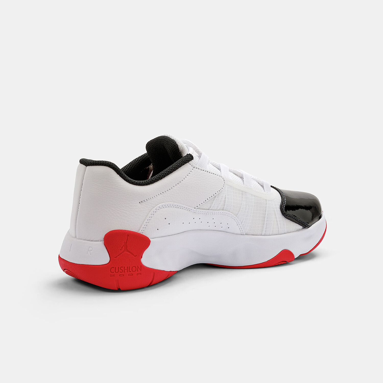 Air Jordan 11 CMFT Low black white and red AW LAB