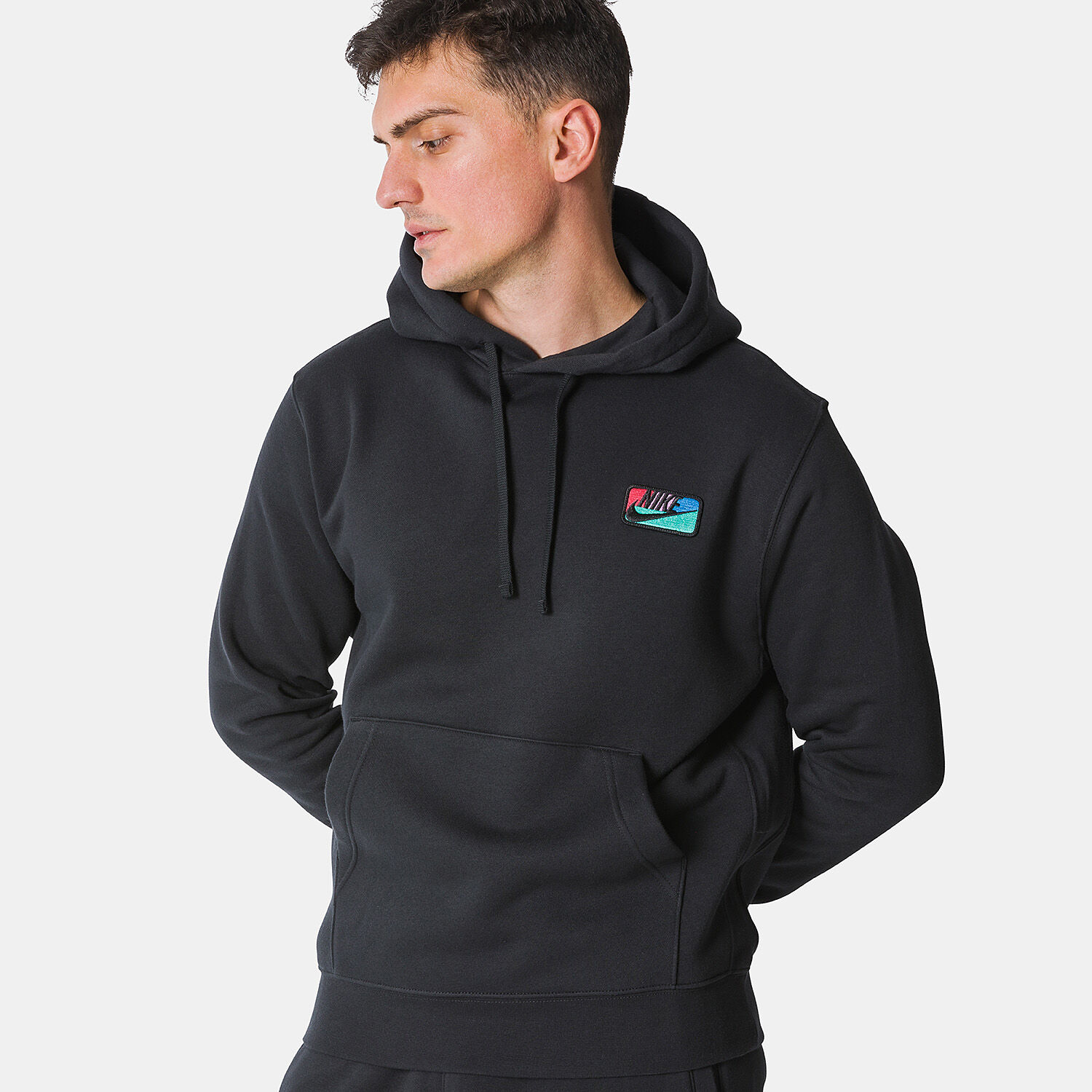 Felpa Nike Sportswear Club nera AW LAB
