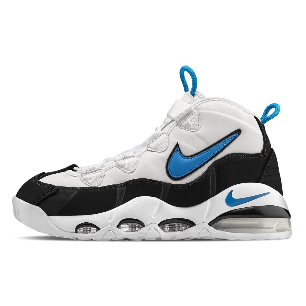 Nike Air Max Uptempo 95 black white and light blue AW LAB
