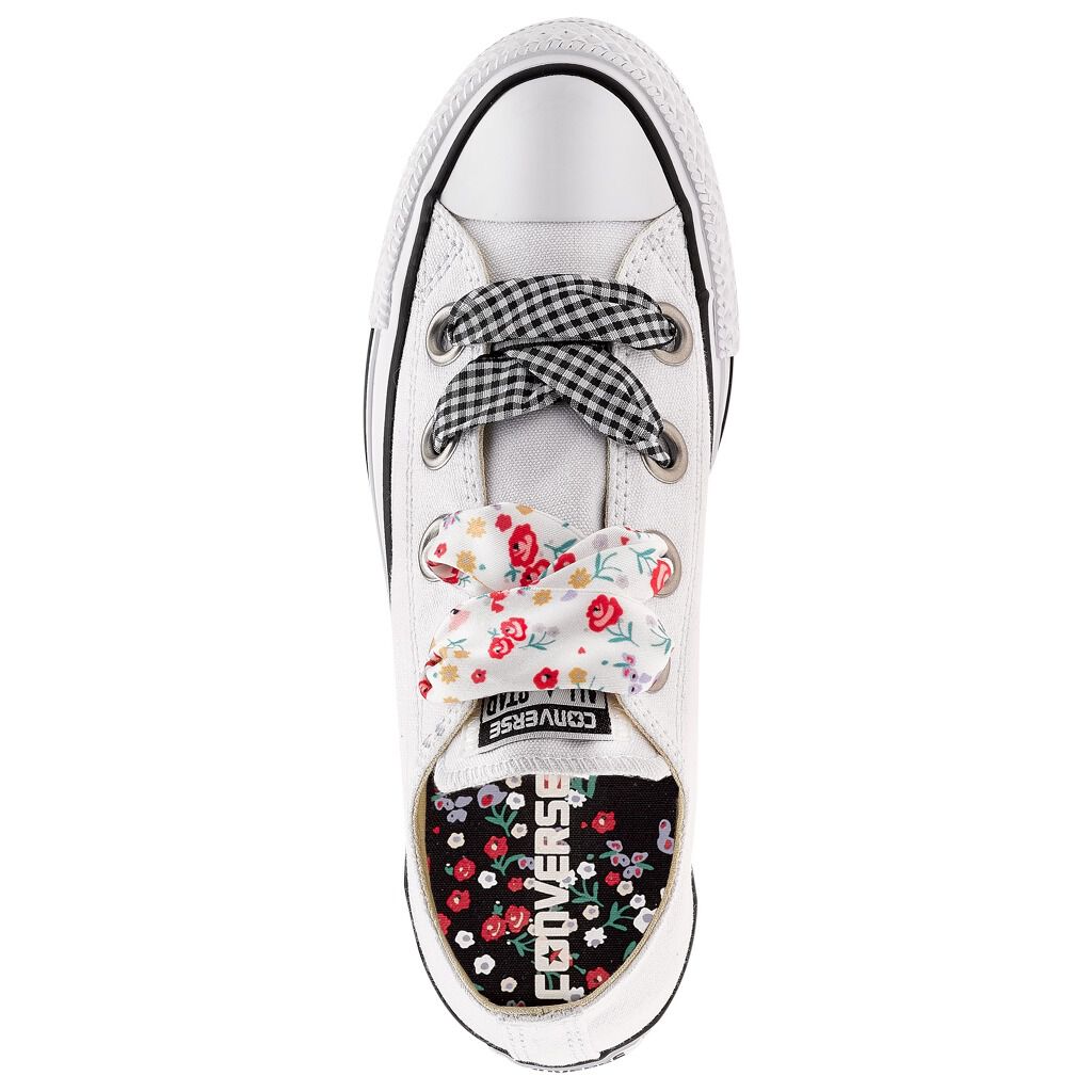 Converse big new arrivals eyelet white