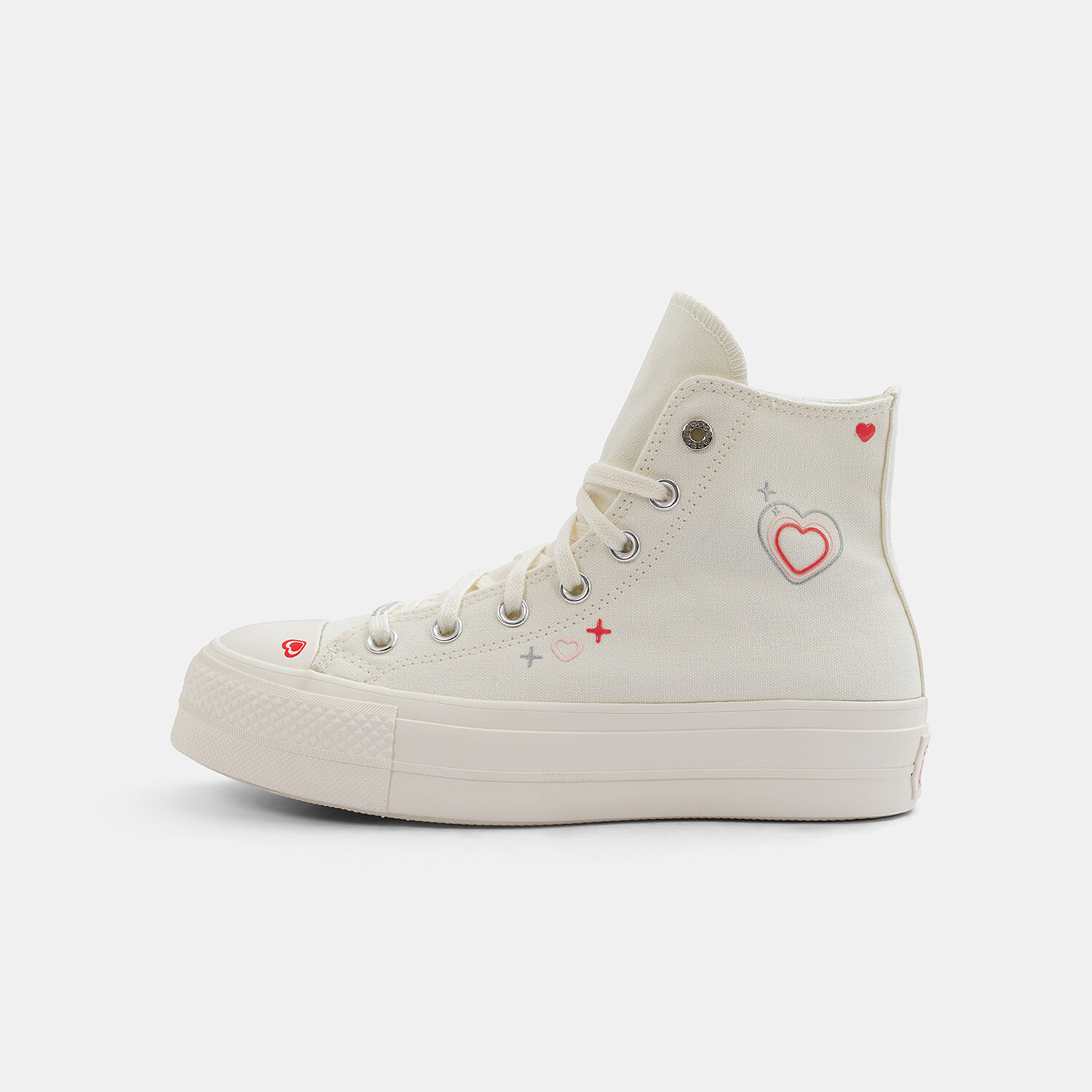 Multicolor Converse Chuck Taylor All Star Lift Platform Y2K Heart AW LAB