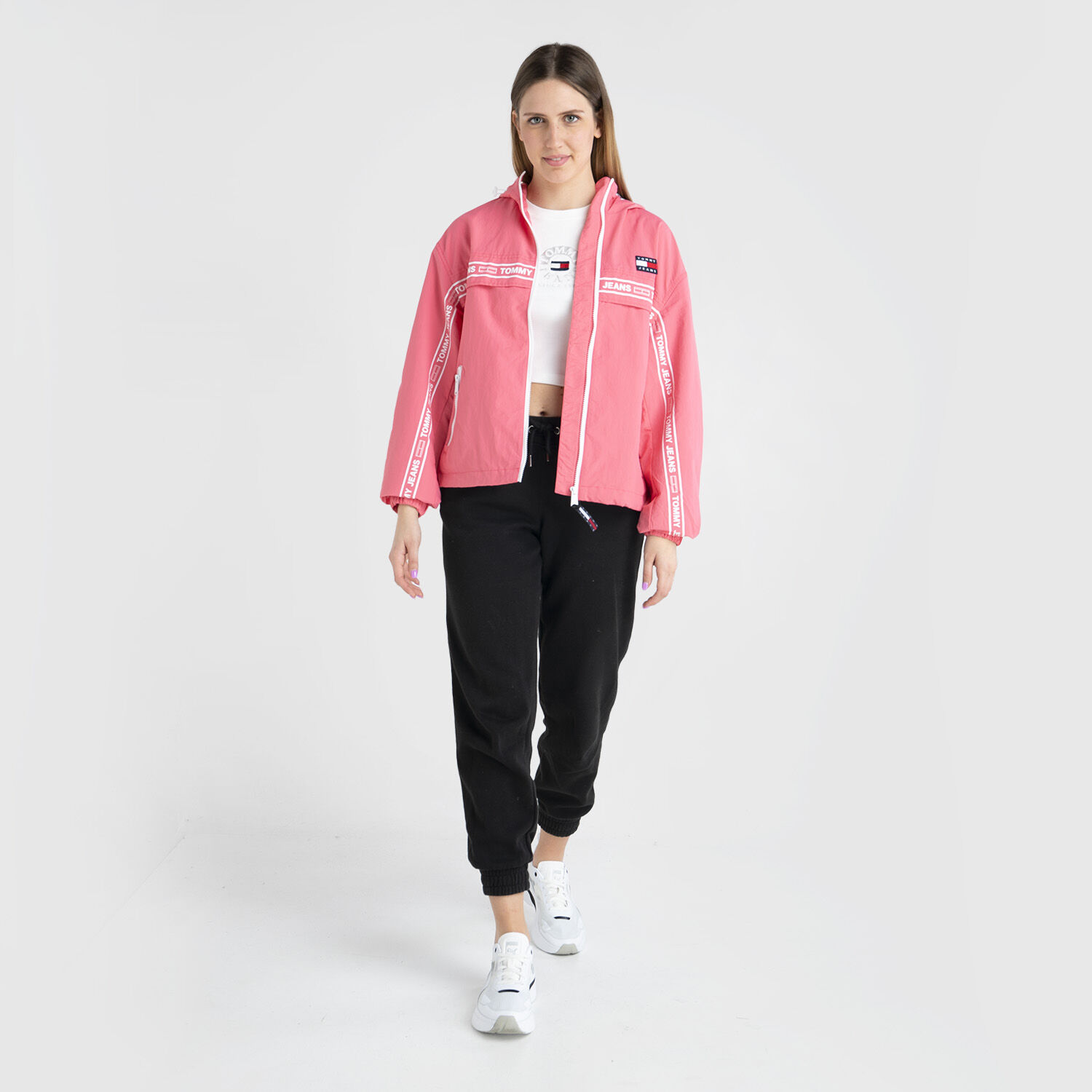 Tommy hilfiger track jacket women's top