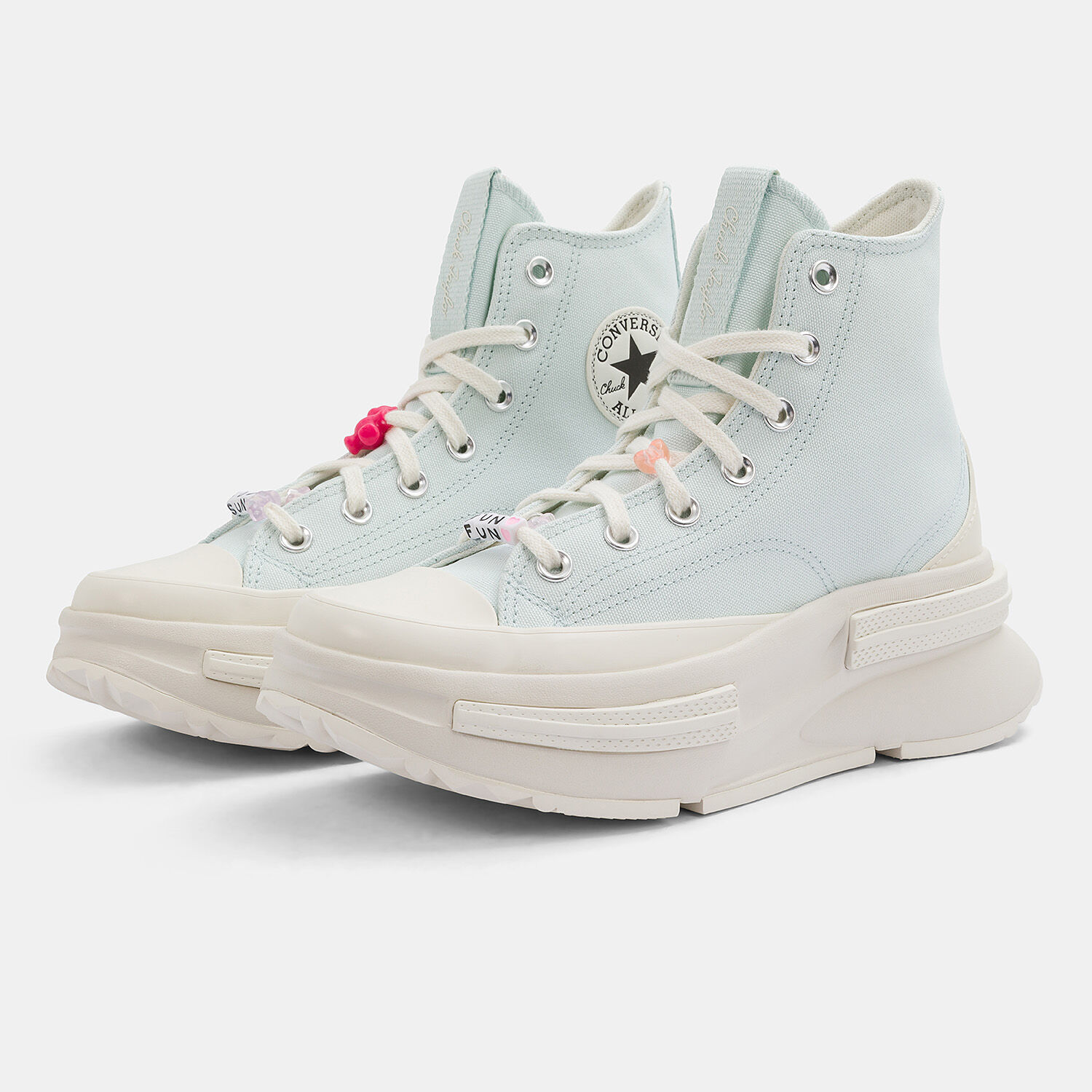 Converse Run Star Legacy CX Platform DIY Beads sky blue AW LAB