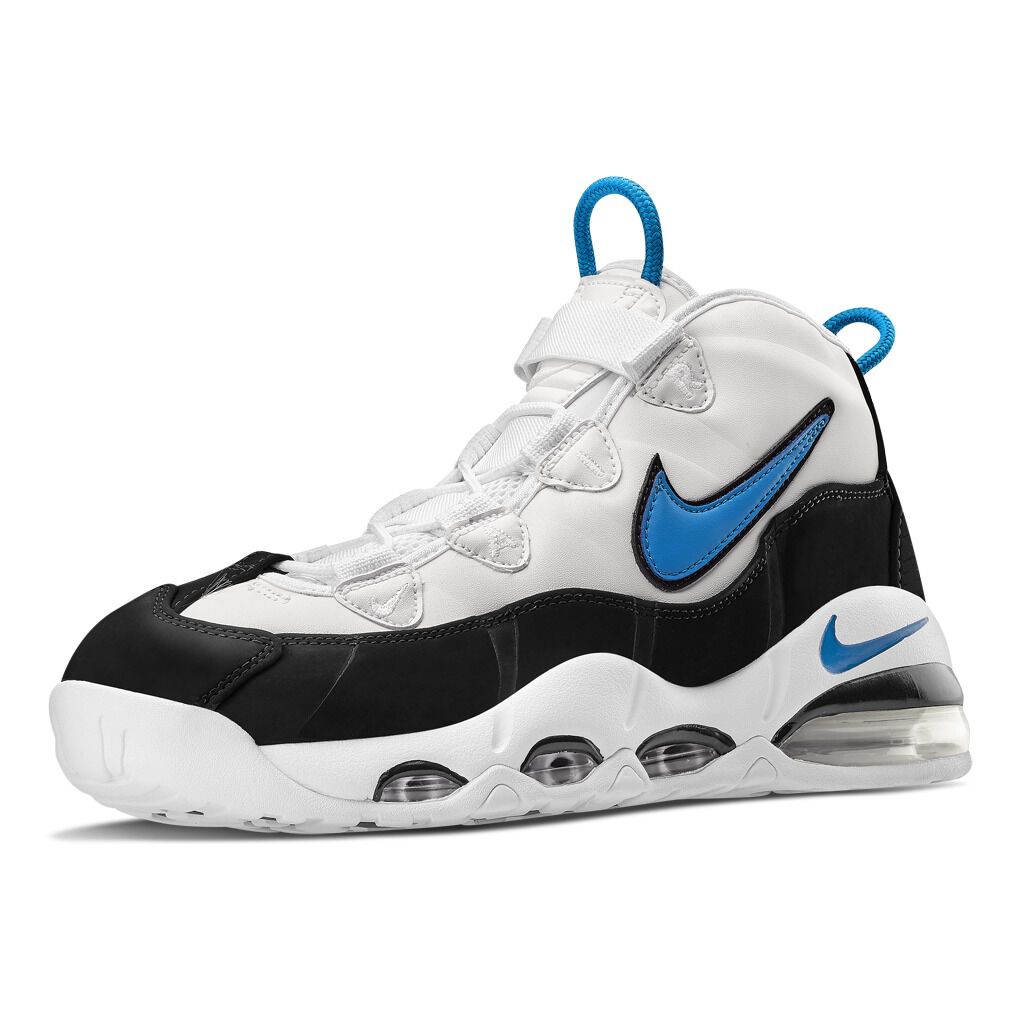 Nike Air Max Uptempo 95 black white and light blue AW LAB