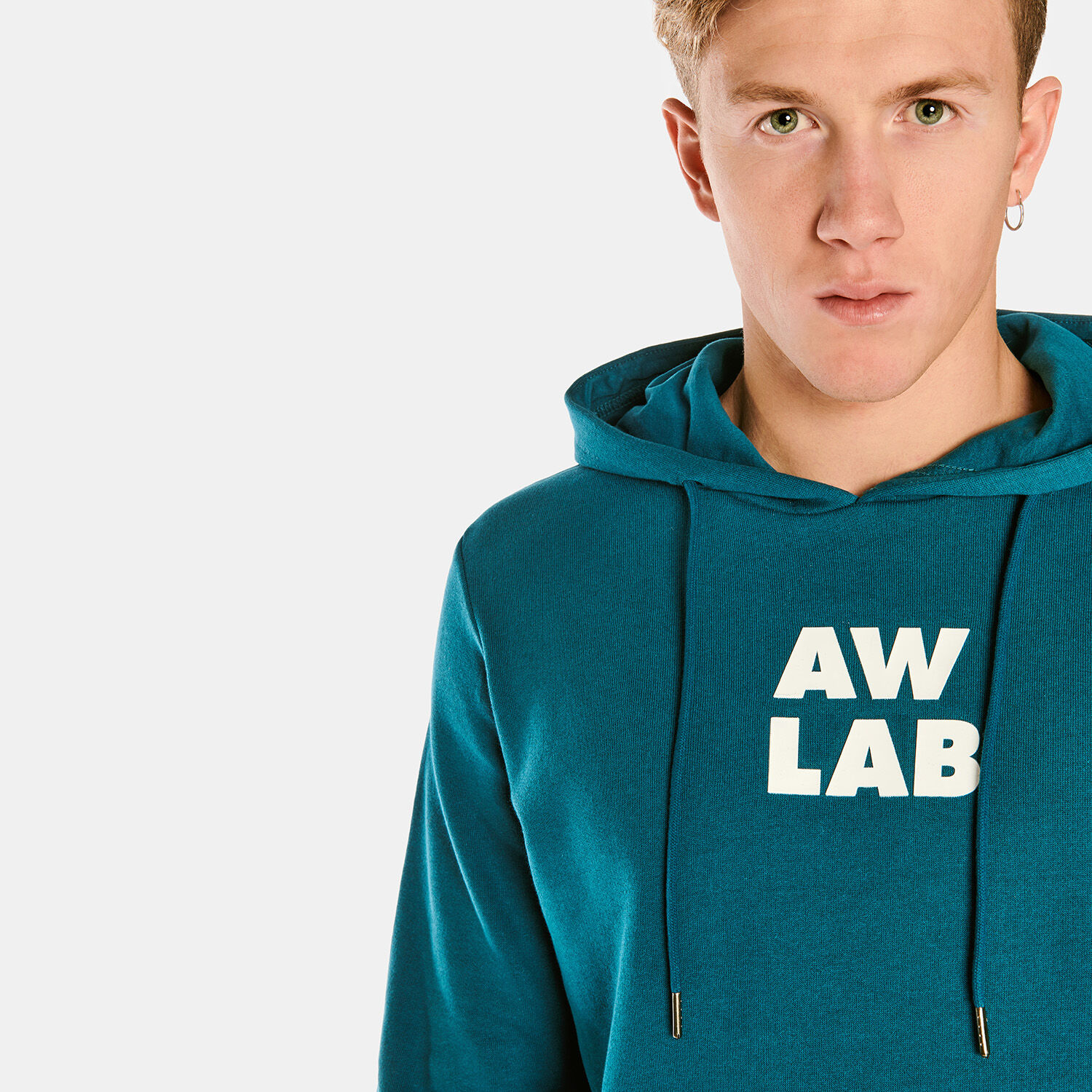 SWEATSHIRT WITH LOGO AW LAB BLUE AW LAB