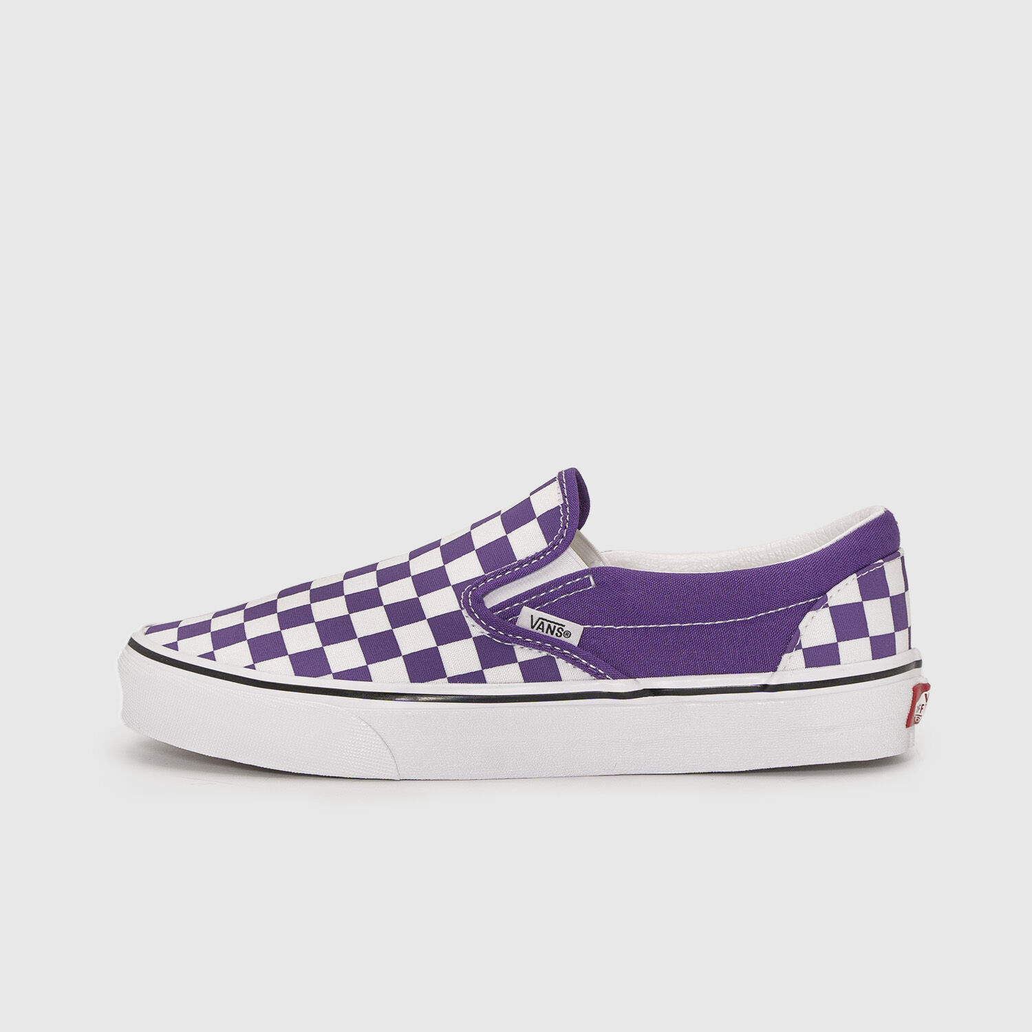 Vans Classic Slip On Checkerboard purple and white AW LAB