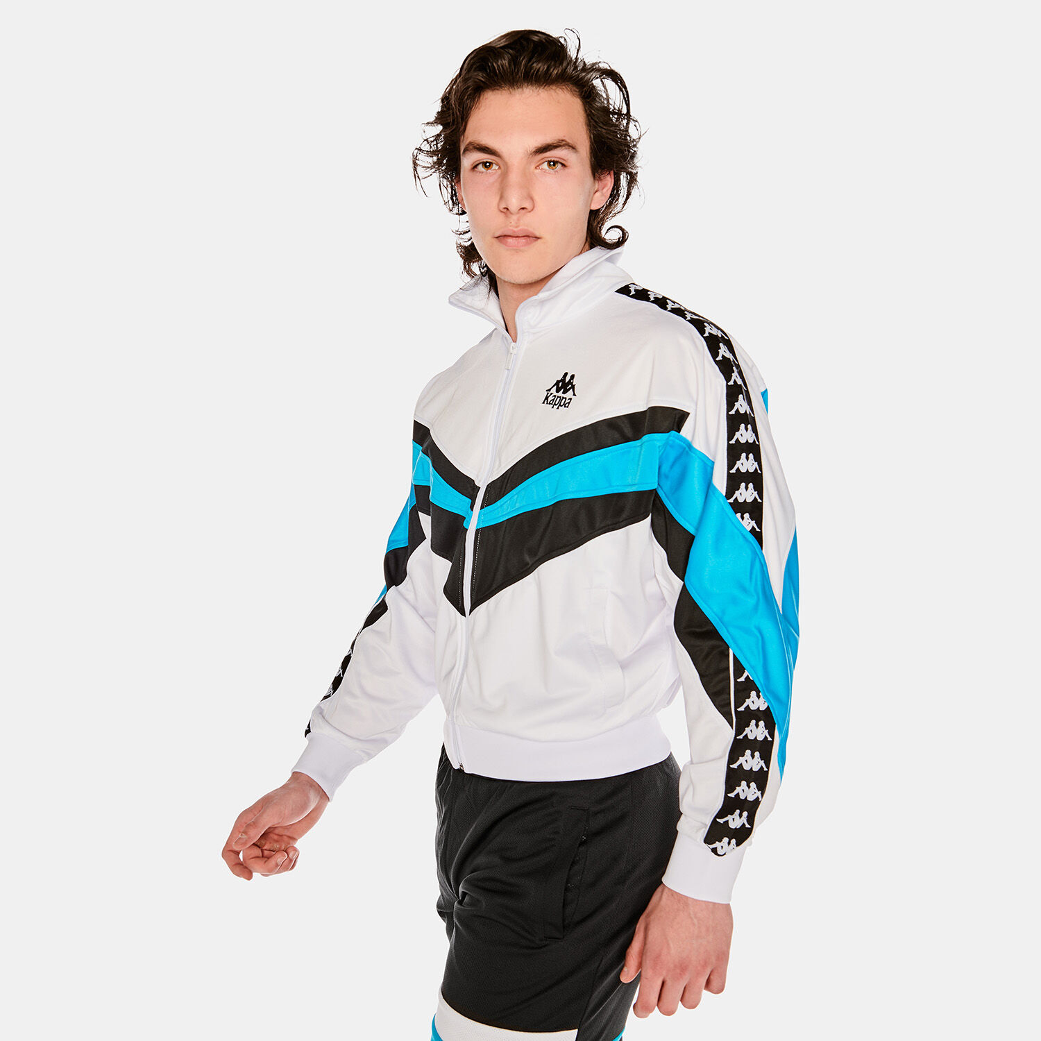 Felpa store kappa azzurra