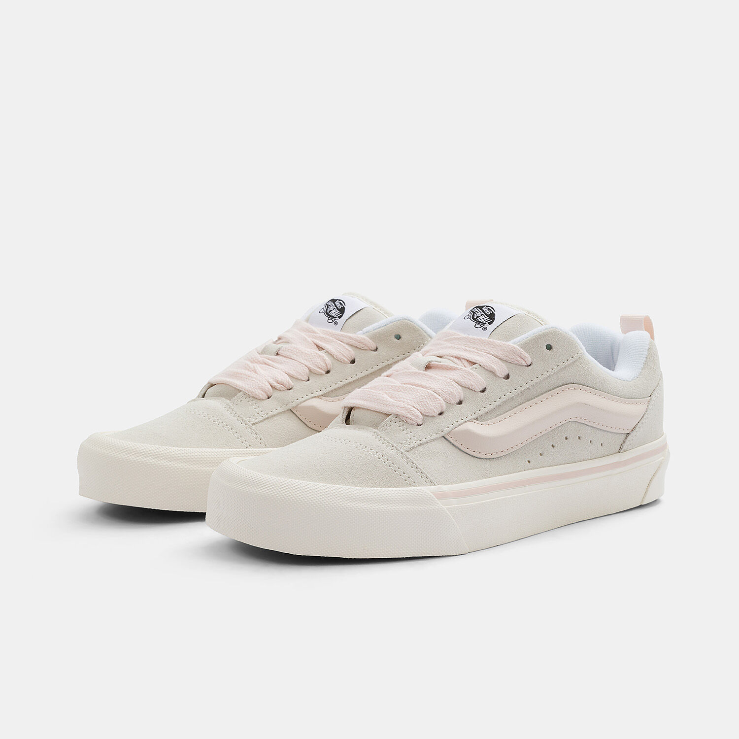 Vans Knu Skool beige and pink AW LAB