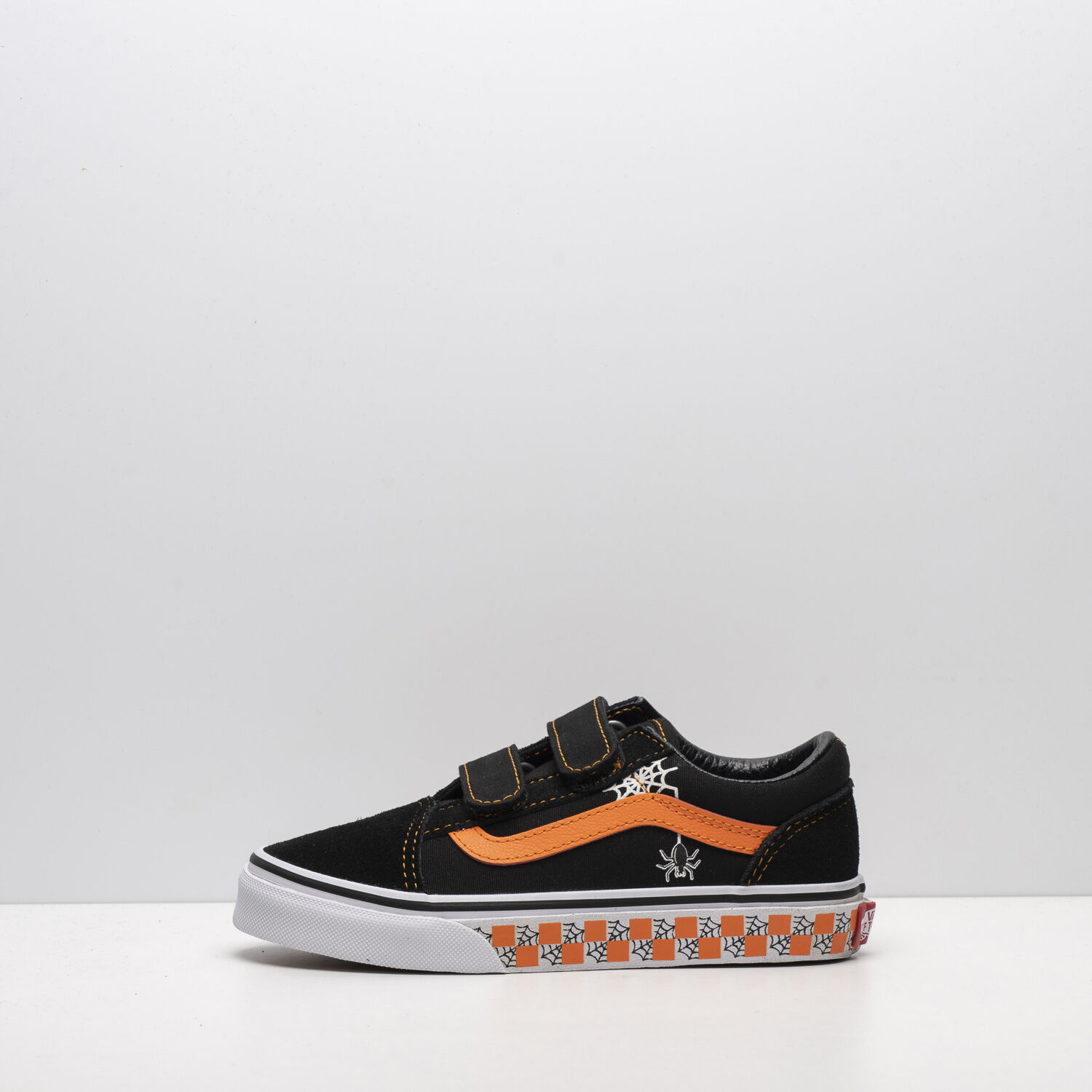 Vans nere discount e arancioni