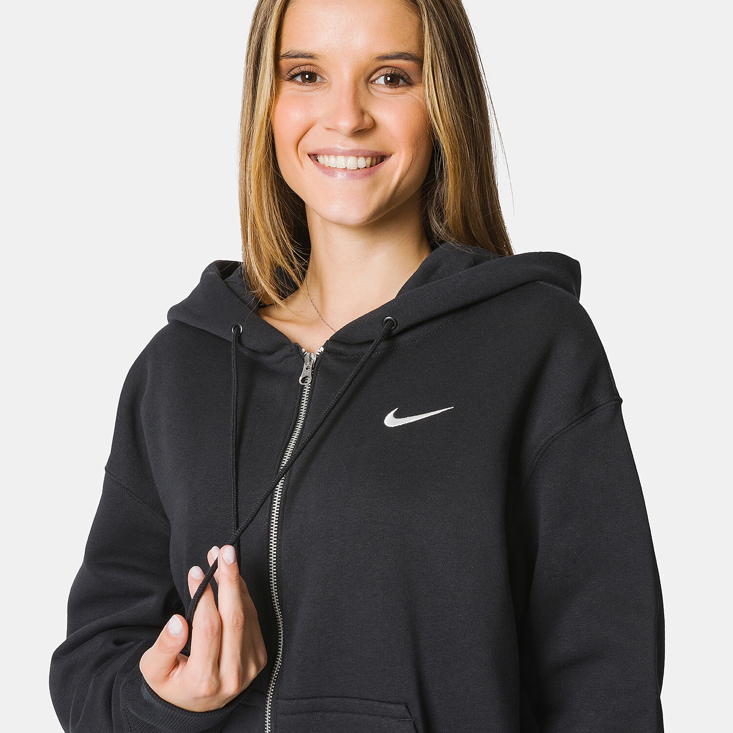 Nike zip clearance front hoodie women's