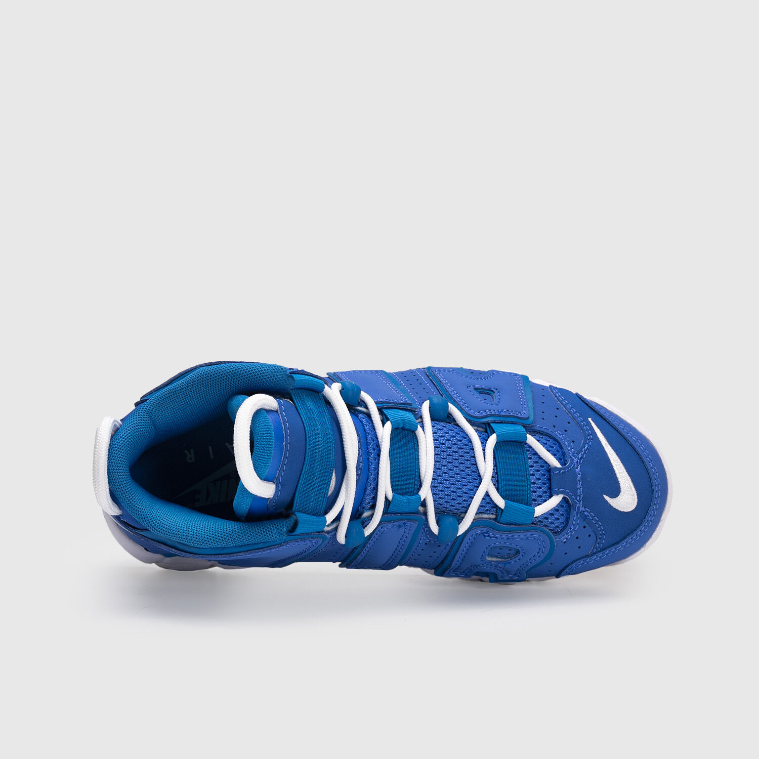 Nike uptempo hot sale azzurre