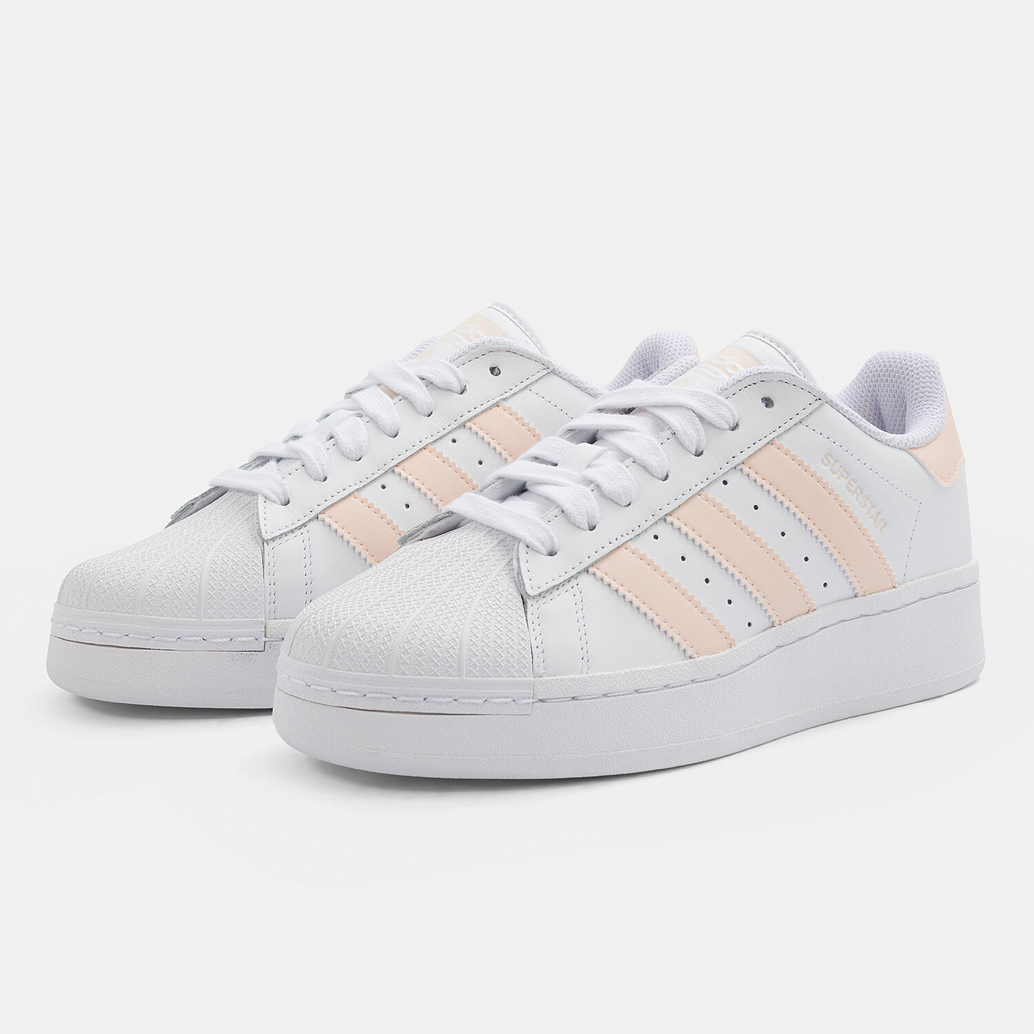 Adidas superstar bianche top e rosa