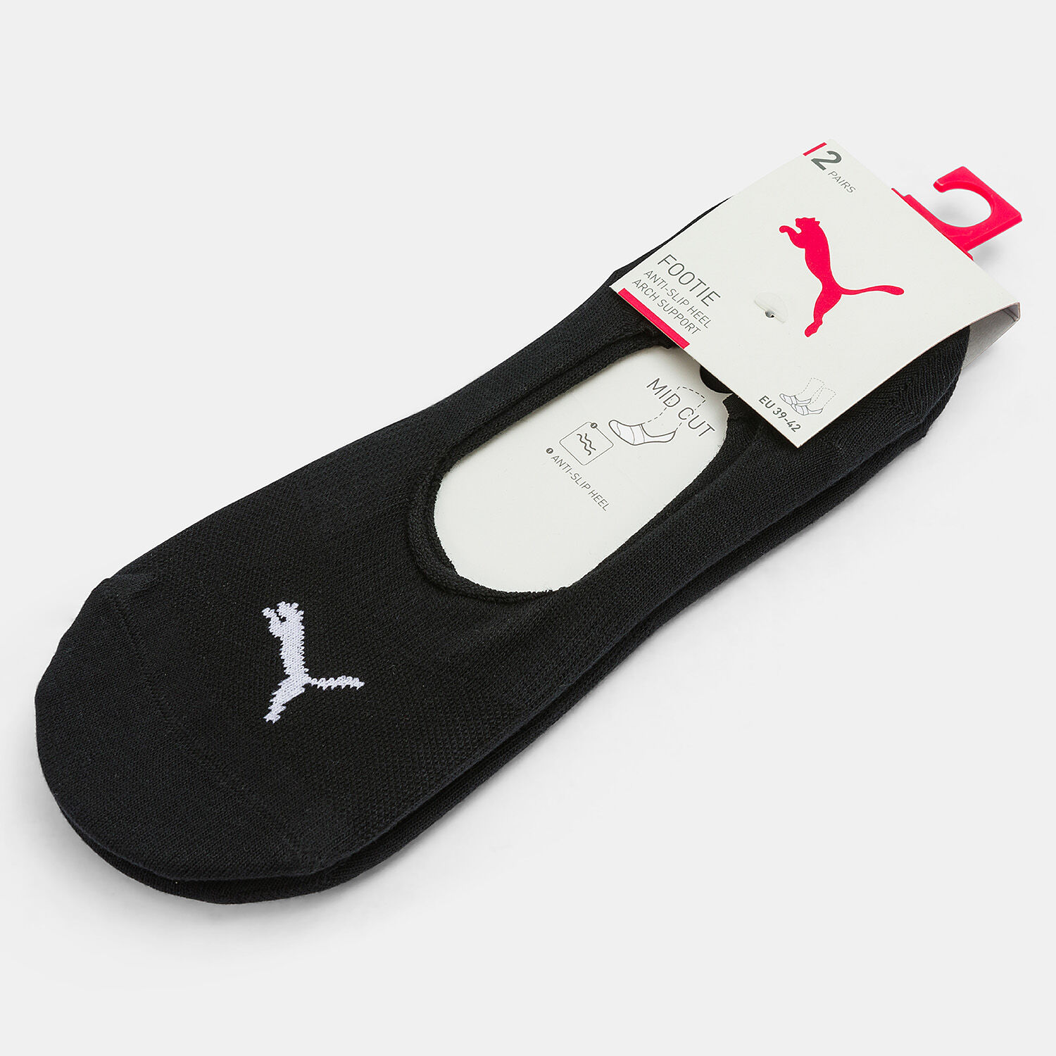 Puma Invisible Socks 39 42 2 pairs black AW LAB