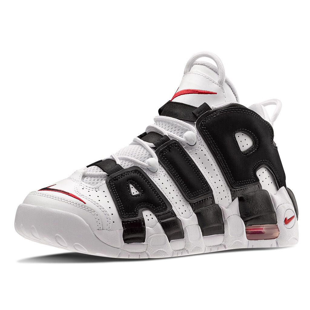 Nike uptempo bianche clearance rosse