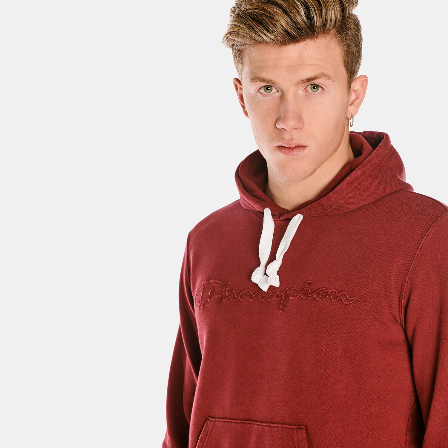 CHAMPION HOODIE red AW LAB