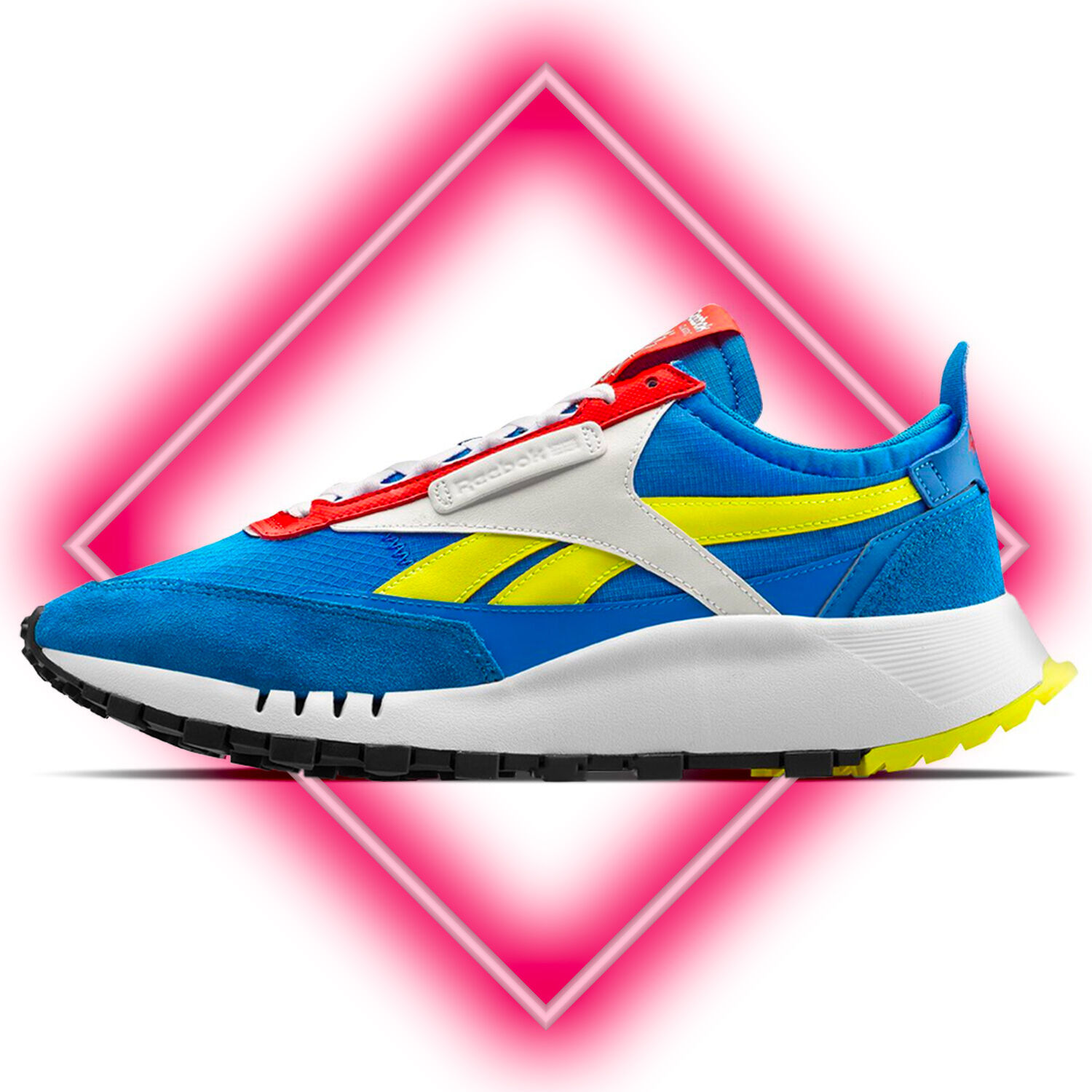 Reebok classic blu hot sale