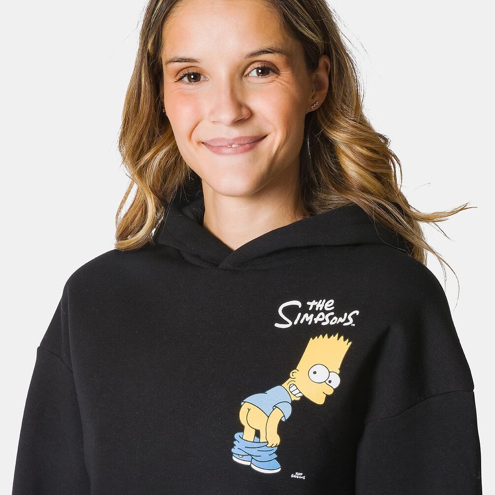Speedy Fleece Bart Simpson 2 Sweatshirt, black