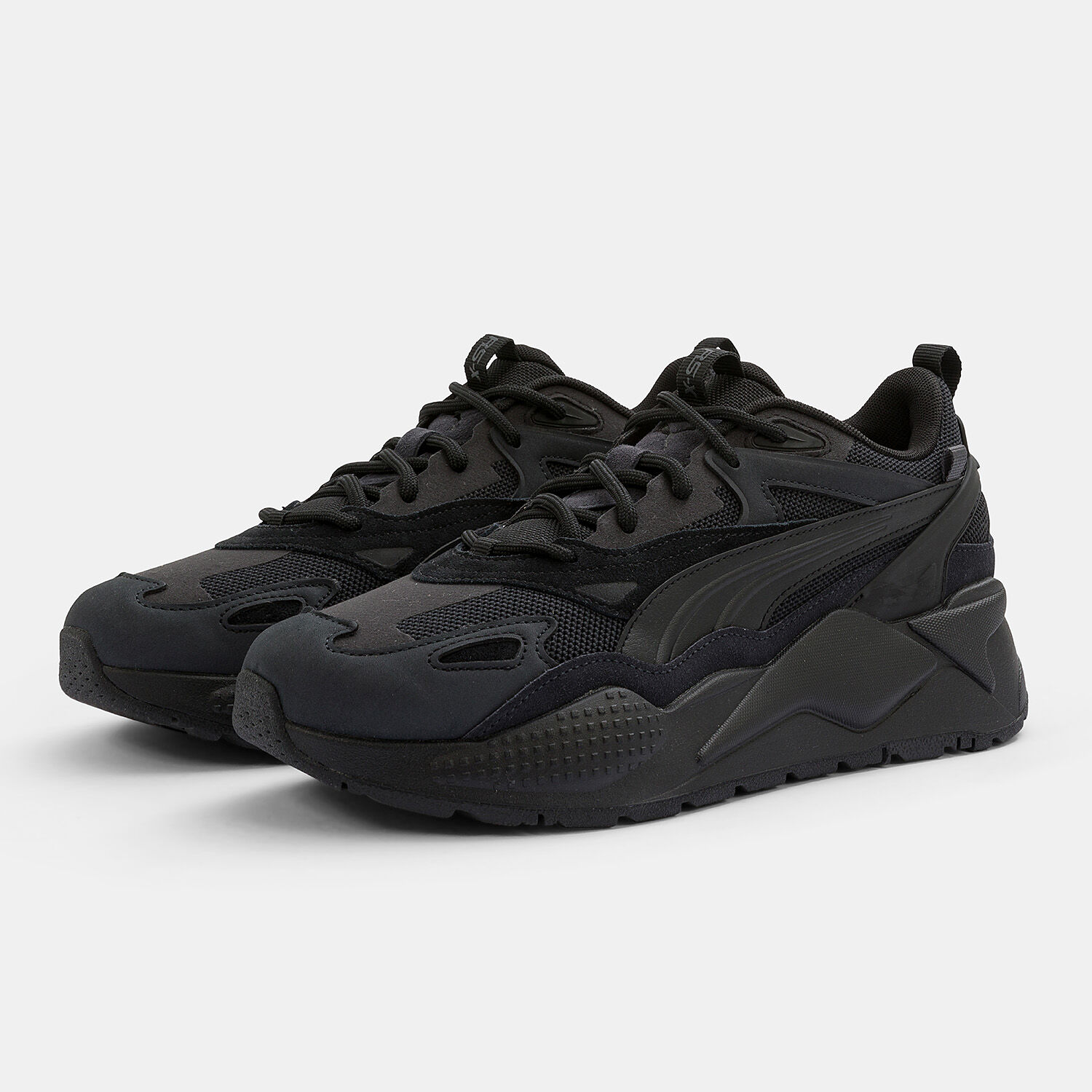 Puma nere in pelle new arrivals