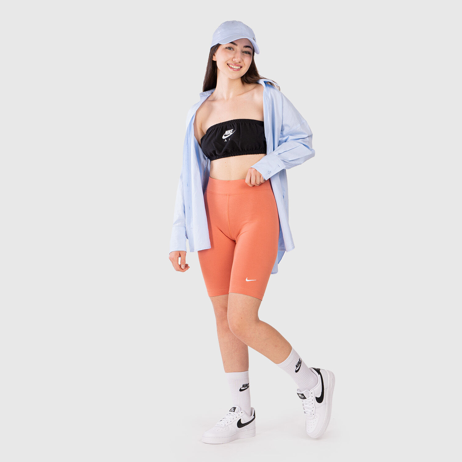Nike air bike shorts pink online