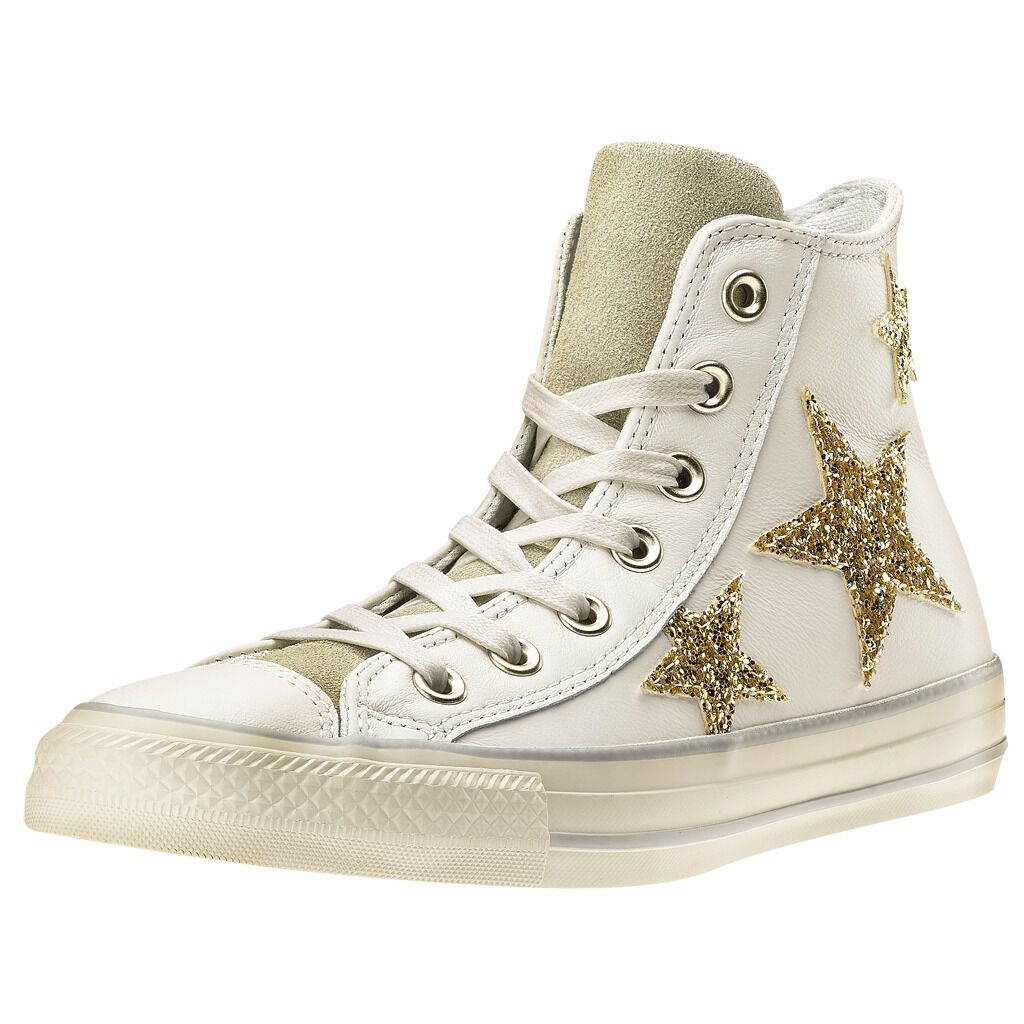 Converse con deals stelle glitter