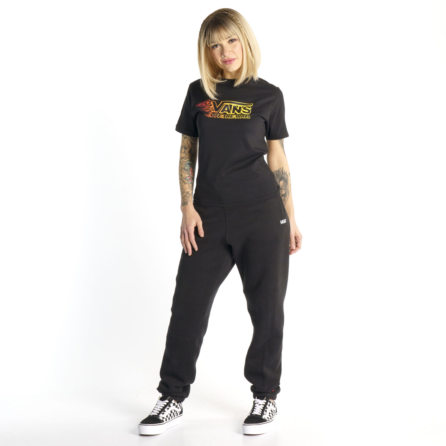 Vans flame t shirt sales