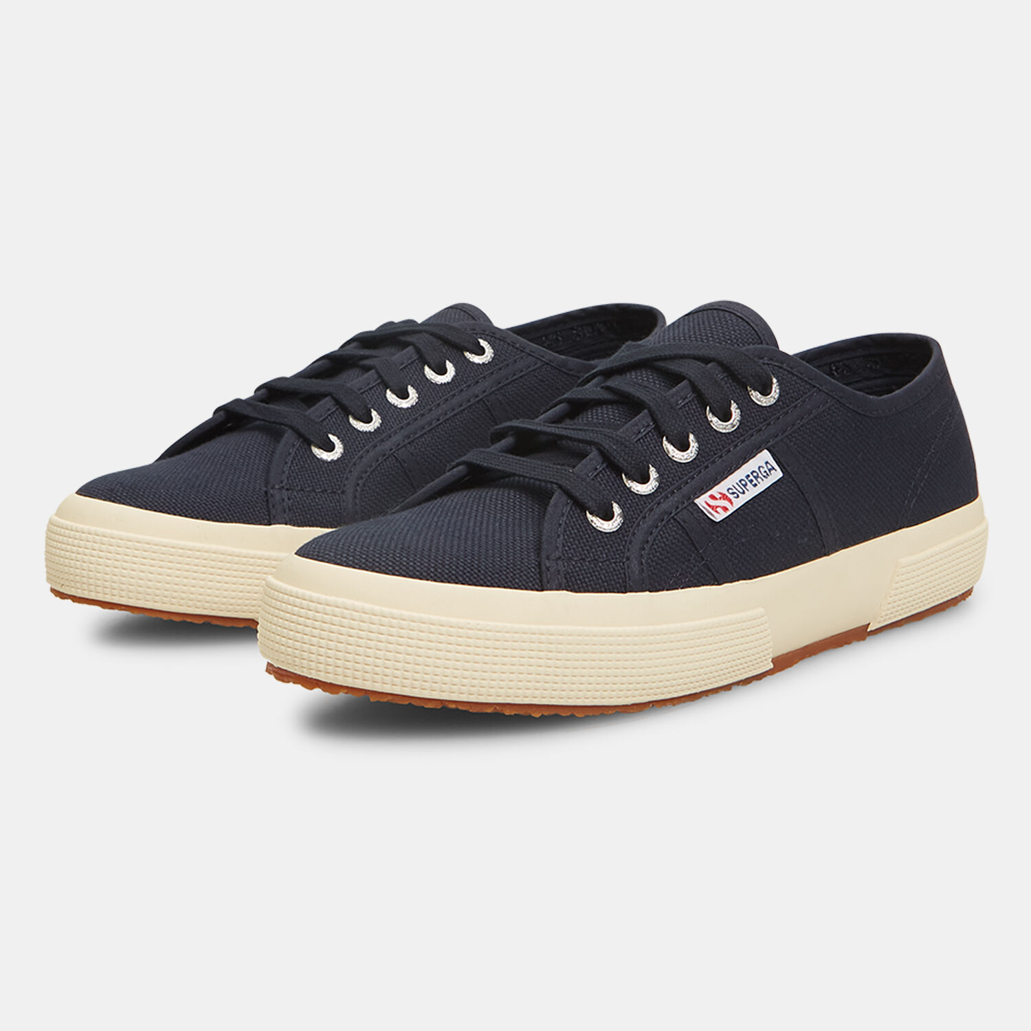 Superga 2750 Classic brown dark blue and white AW LAB