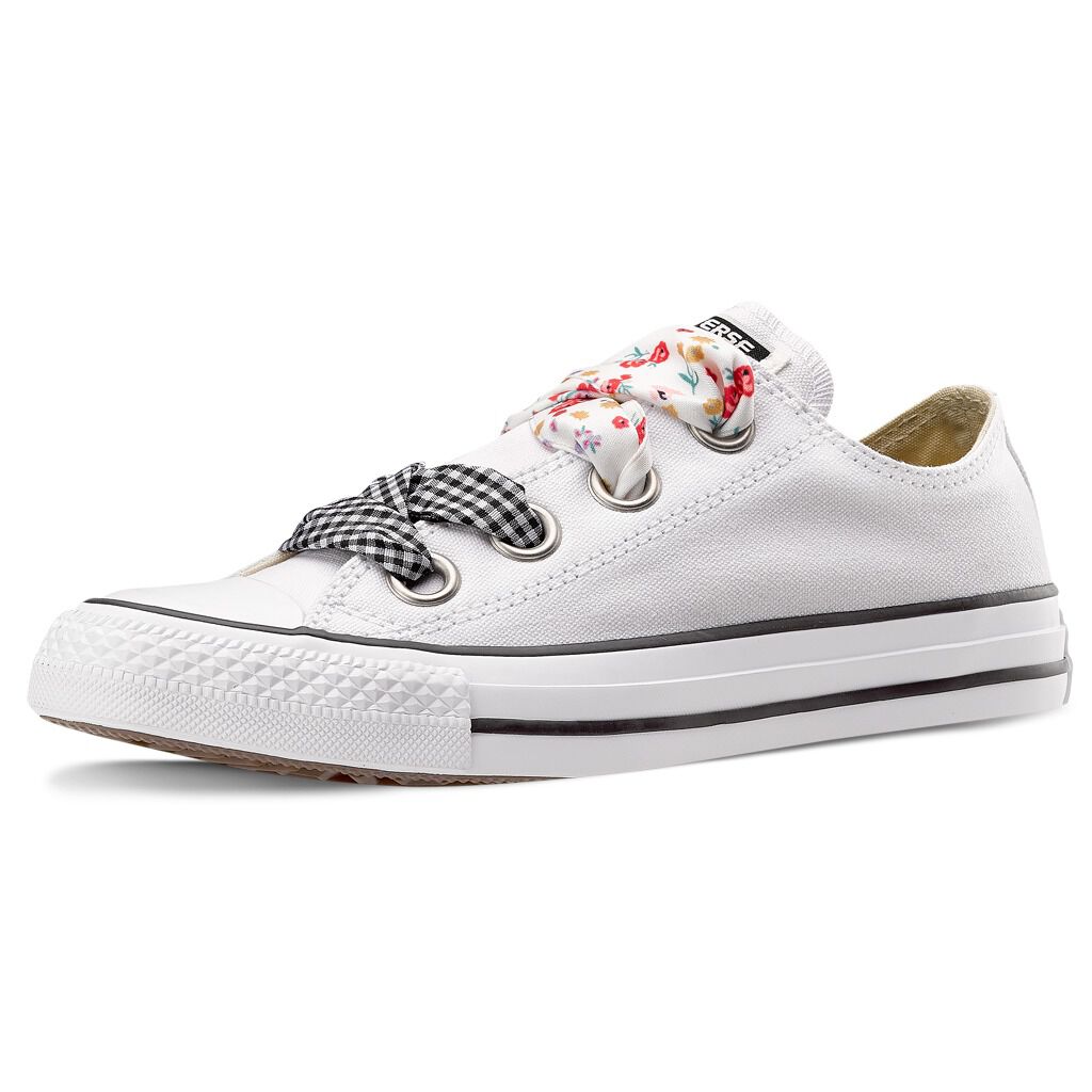 Converse big eyelet white online