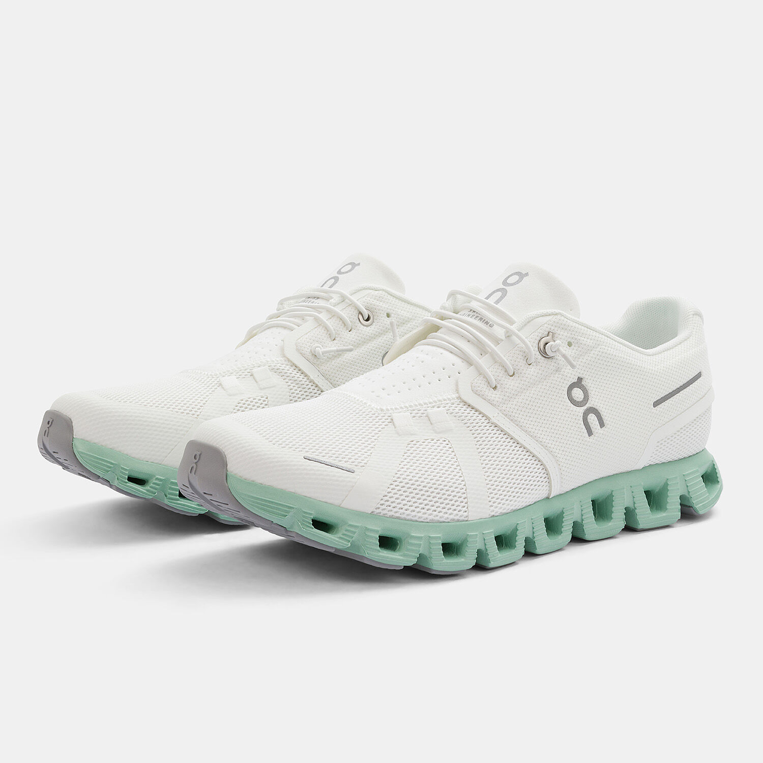 On Cloud 5 bianche azzurre e grigie AW LAB