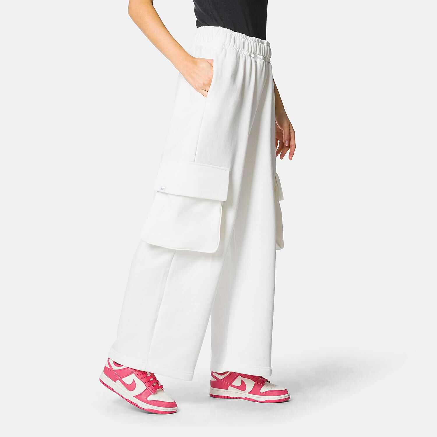 Nike white pants womens shop