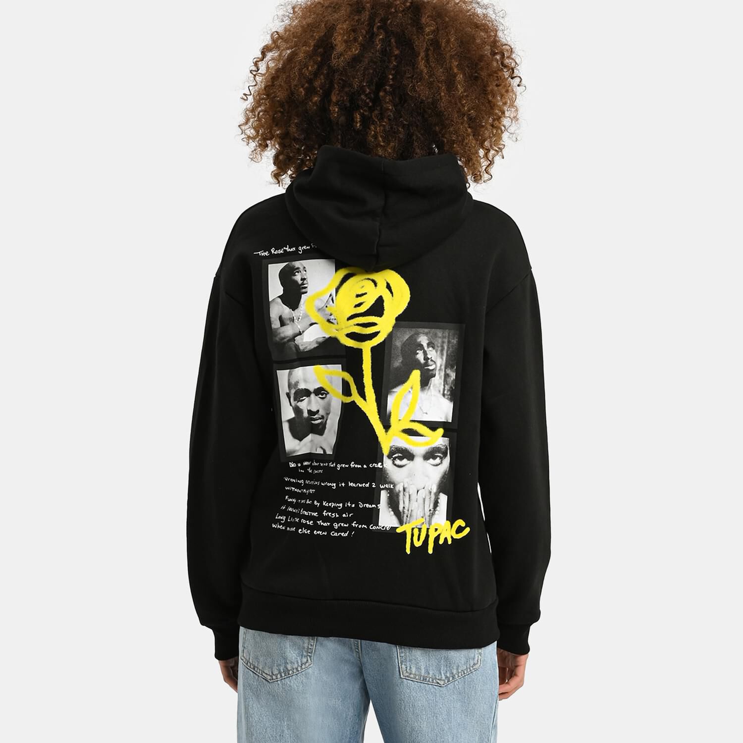 Tupac black and yellow sweatshirt AW LAB